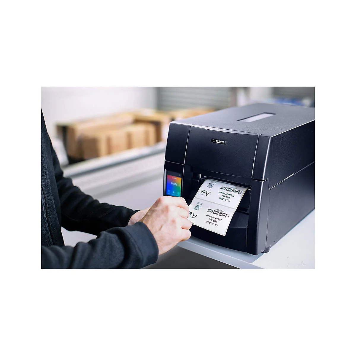 Citizen CL-S700III - Etikettendrucker - Thermodirekt / Thermotransfer - Rolle (11,8 cm) - 203 dpi - bis zu 300 mm/Sek.