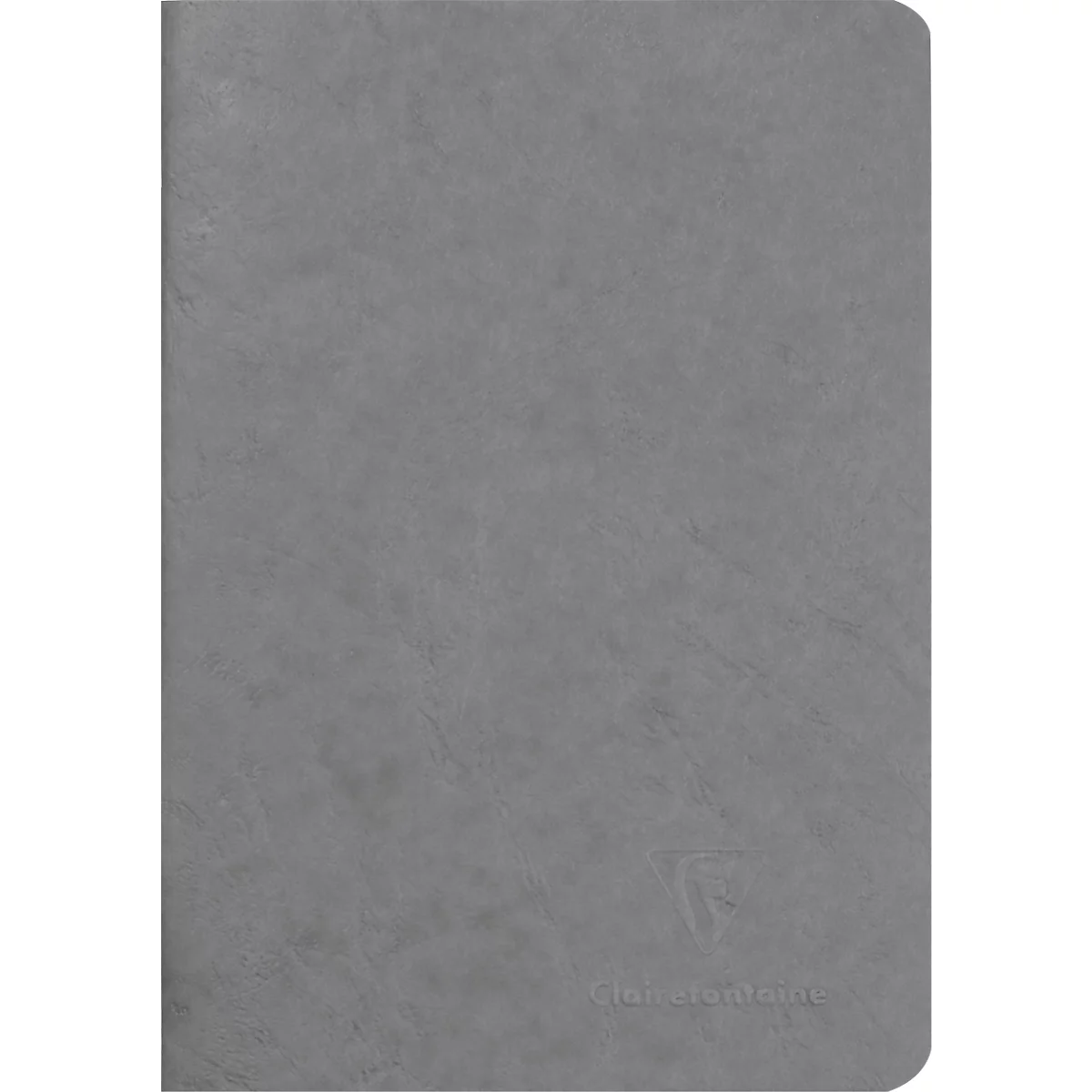 CLAIREFONTAINE Age Bag, Carnet de notes relié par fil, couverture rigide, DIN A5, 48 feuilles, 90 g/m², ligné, gris