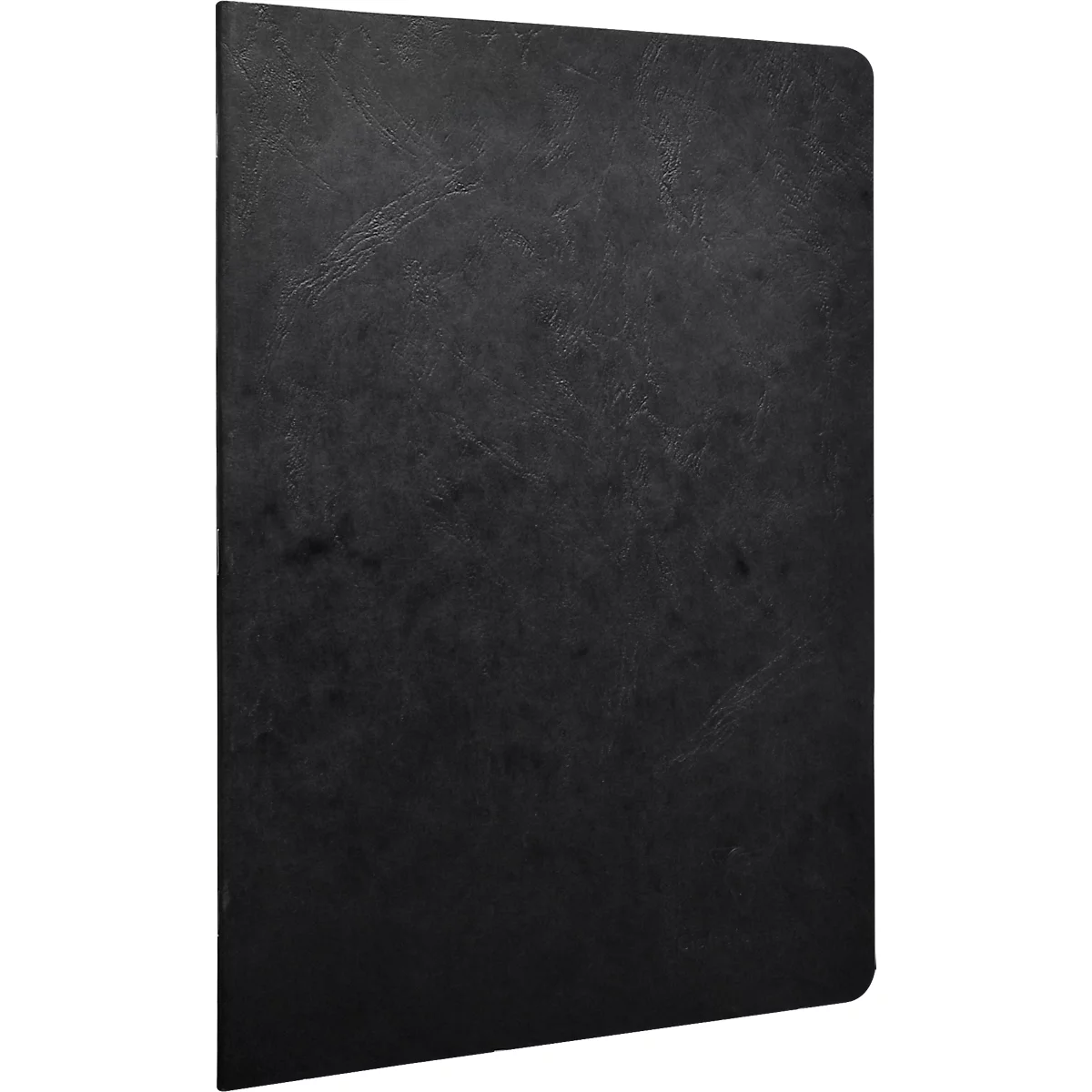 CLAIREFONTAINE Age Bag, Notizbuch mit Drahtheftung, Hardcover, DIN A4, 48 Blatt, 90 g/m², liniert mit Rand, schwarz