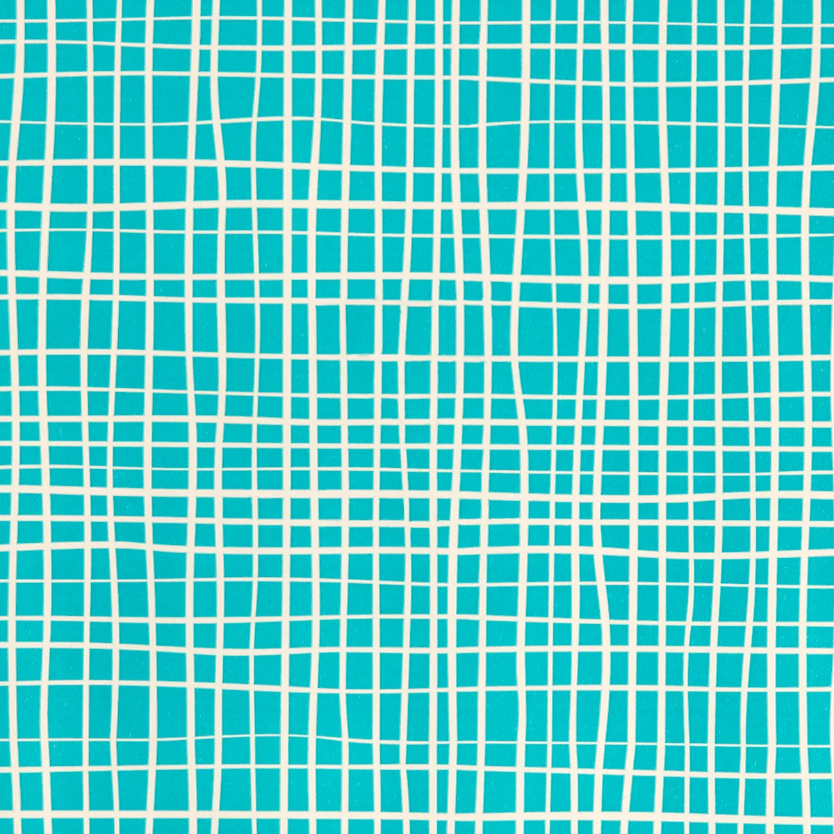 Clairefontaine kraftpapier, 5 kleine rollen, 5 m x 0,35 m, turkoois met rasterpatroon
