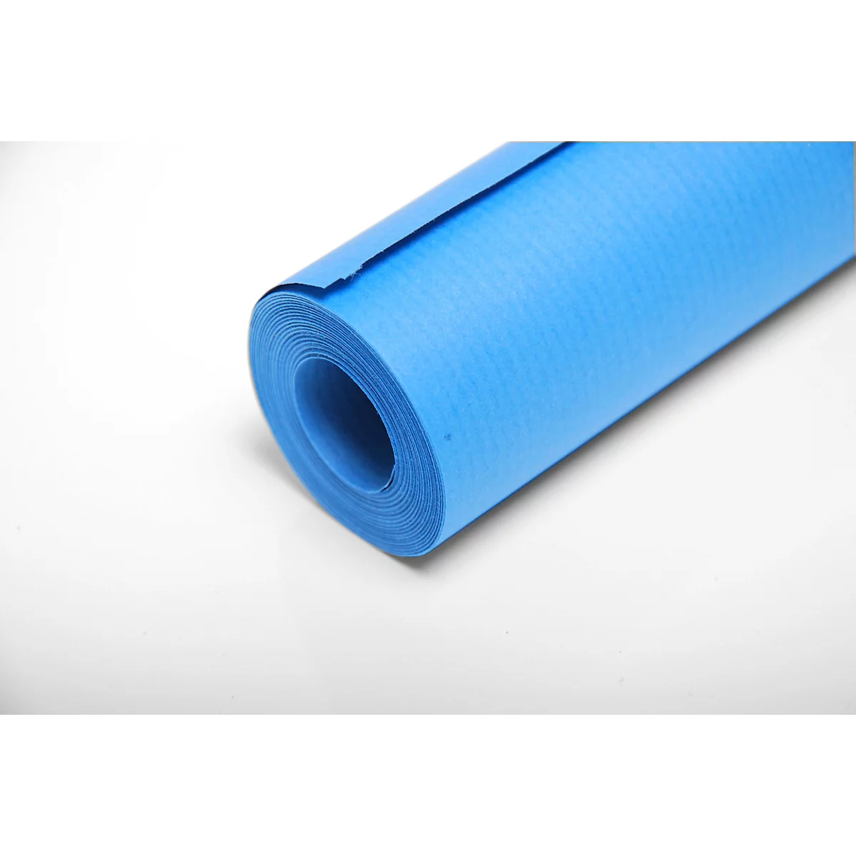 Clairefontaine kraftpapier, Frans blauw, geribd, PEFC gecertificeerd, 1 rol met L 10 m x B 700 mm