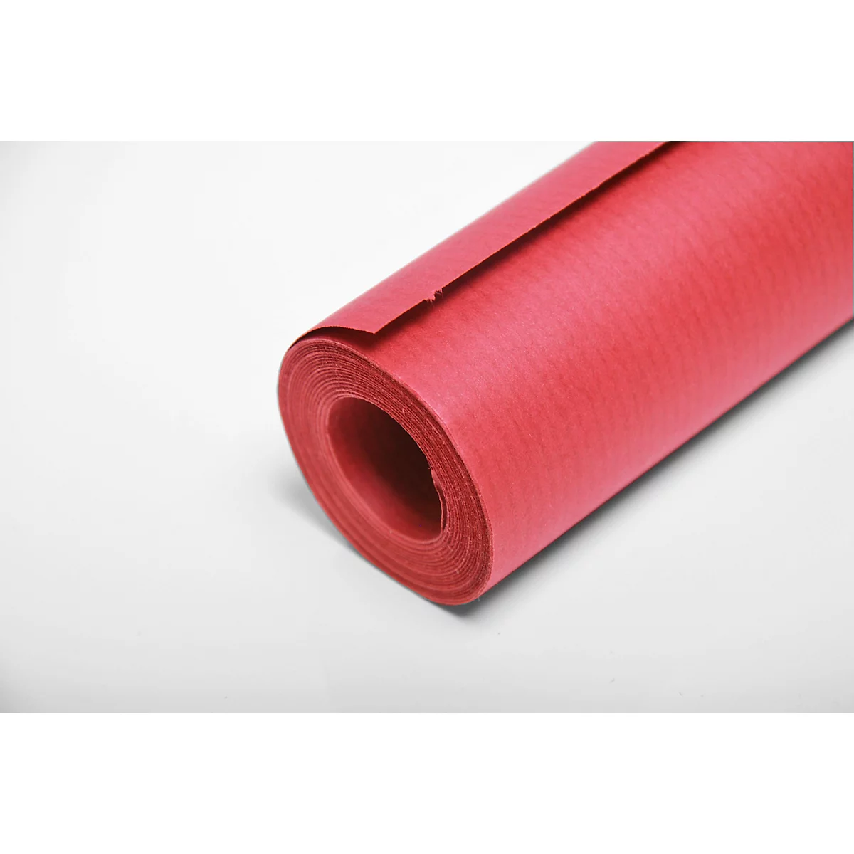 Clairefontaine kraftpapier, rood, geribd, PEFC-gecertificeerd, 1 rol met L 10 m x B 700 mm