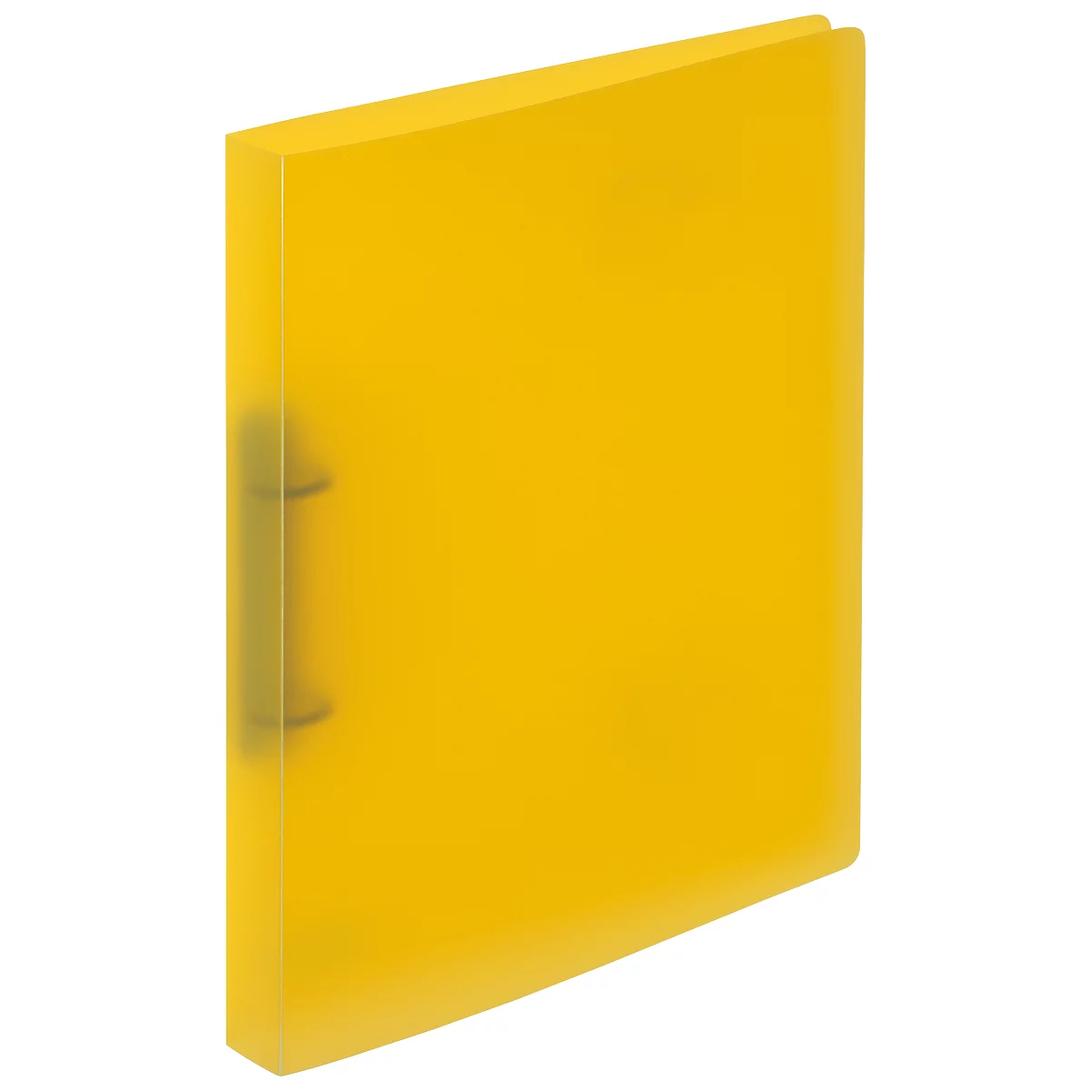 Classeur à anneaux Easy Kolma, A4, KolmaFlex, semi-transparent, jaune