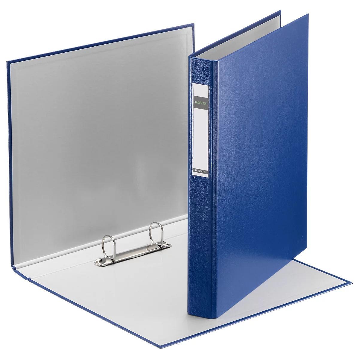 Classeur à anneaux LEITZ®, format A4, mécanisme à 2 anneaux, largeur de tranche 40 mm, bleu