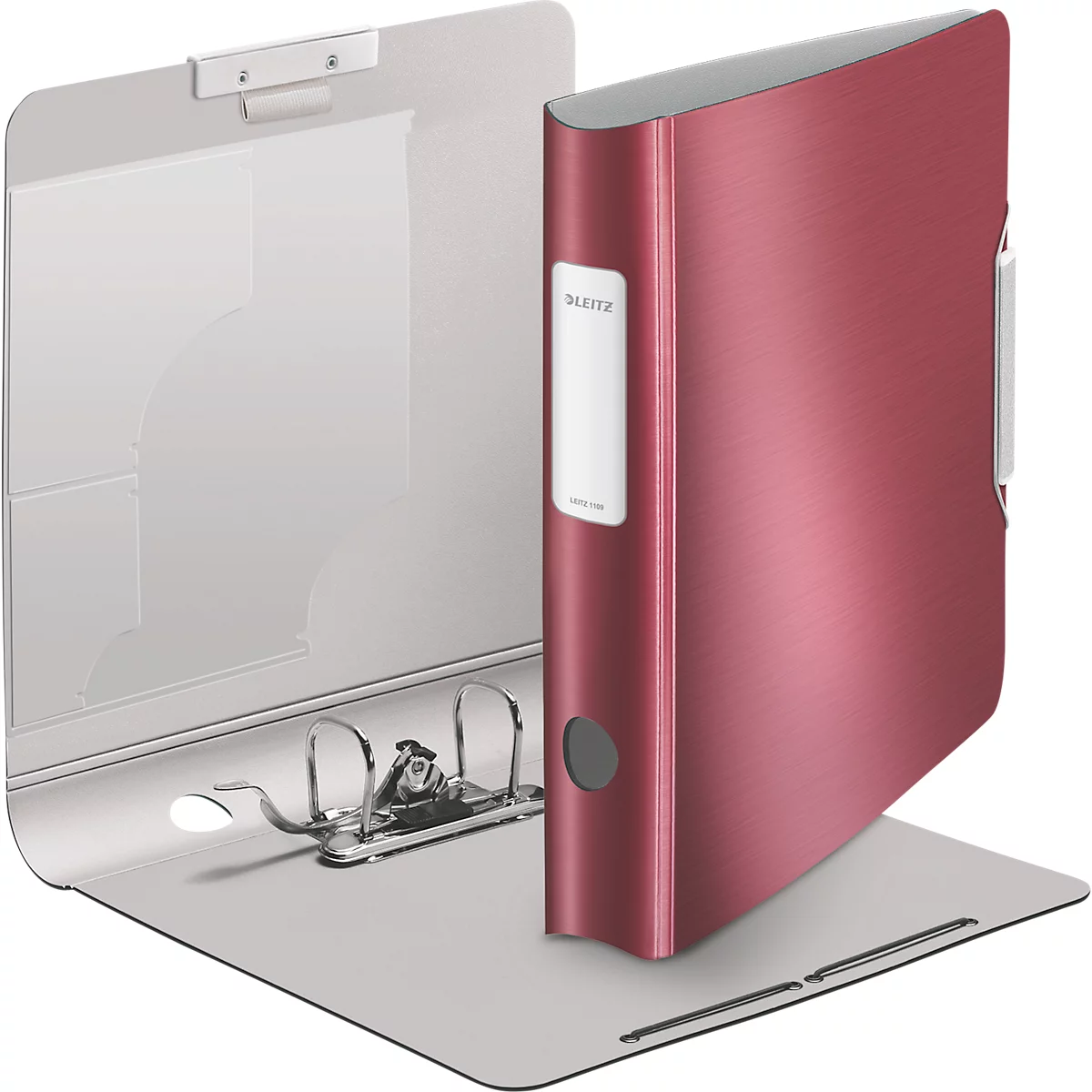 Classeur à levier Active Style LEITZ®, format A4, largeur du dos 65 mm, 5 pièces, rouge grenat
