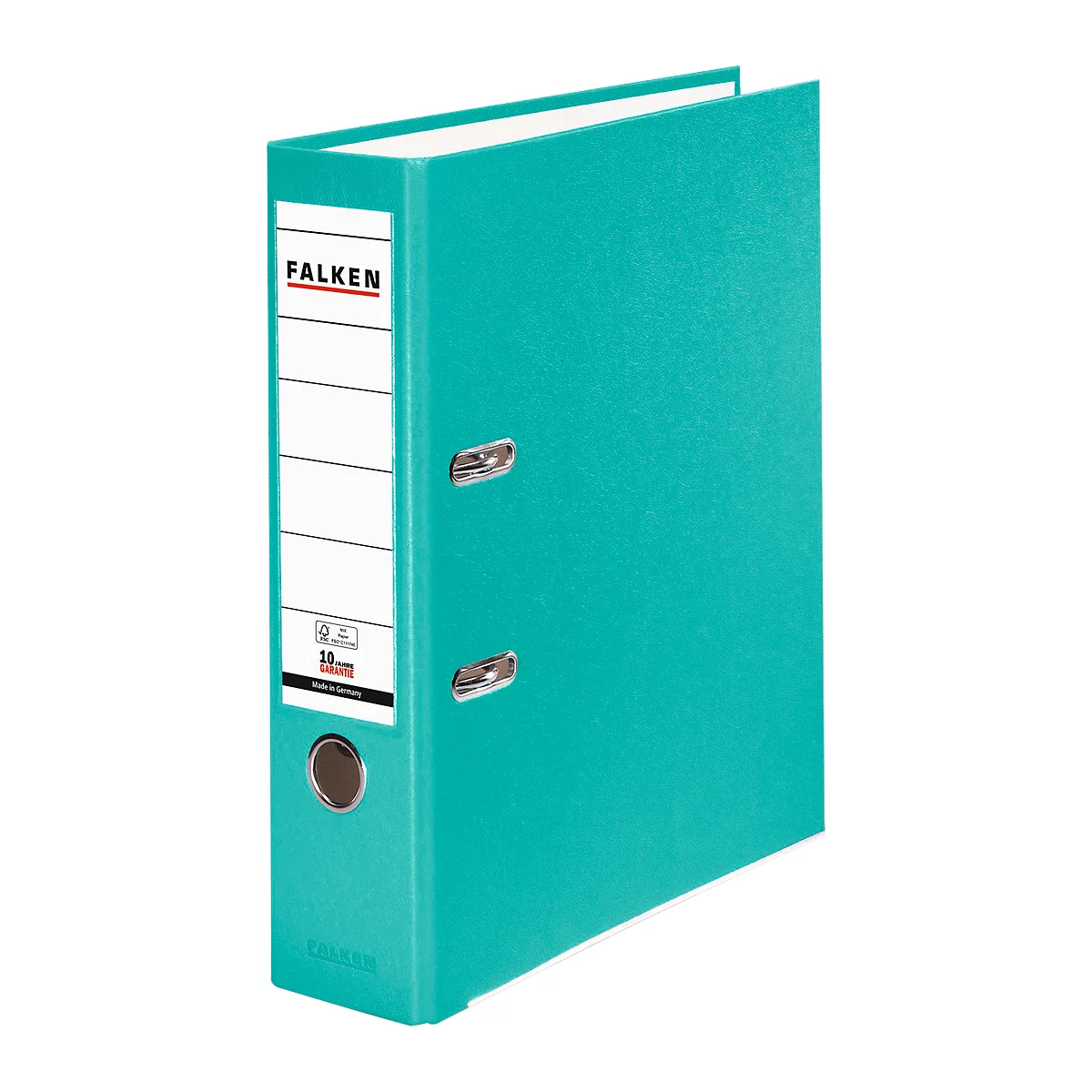 Classeur à levier PP-Color Falken, format A4, largeur du dos 80 mm, 1 pièce, turquoise