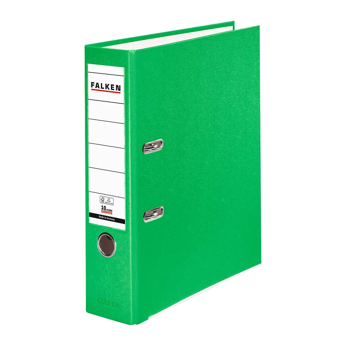 Classeur à levier PP-Color Falken, format A4, largeur du dos 80 mm, 1 pièce, vert clair