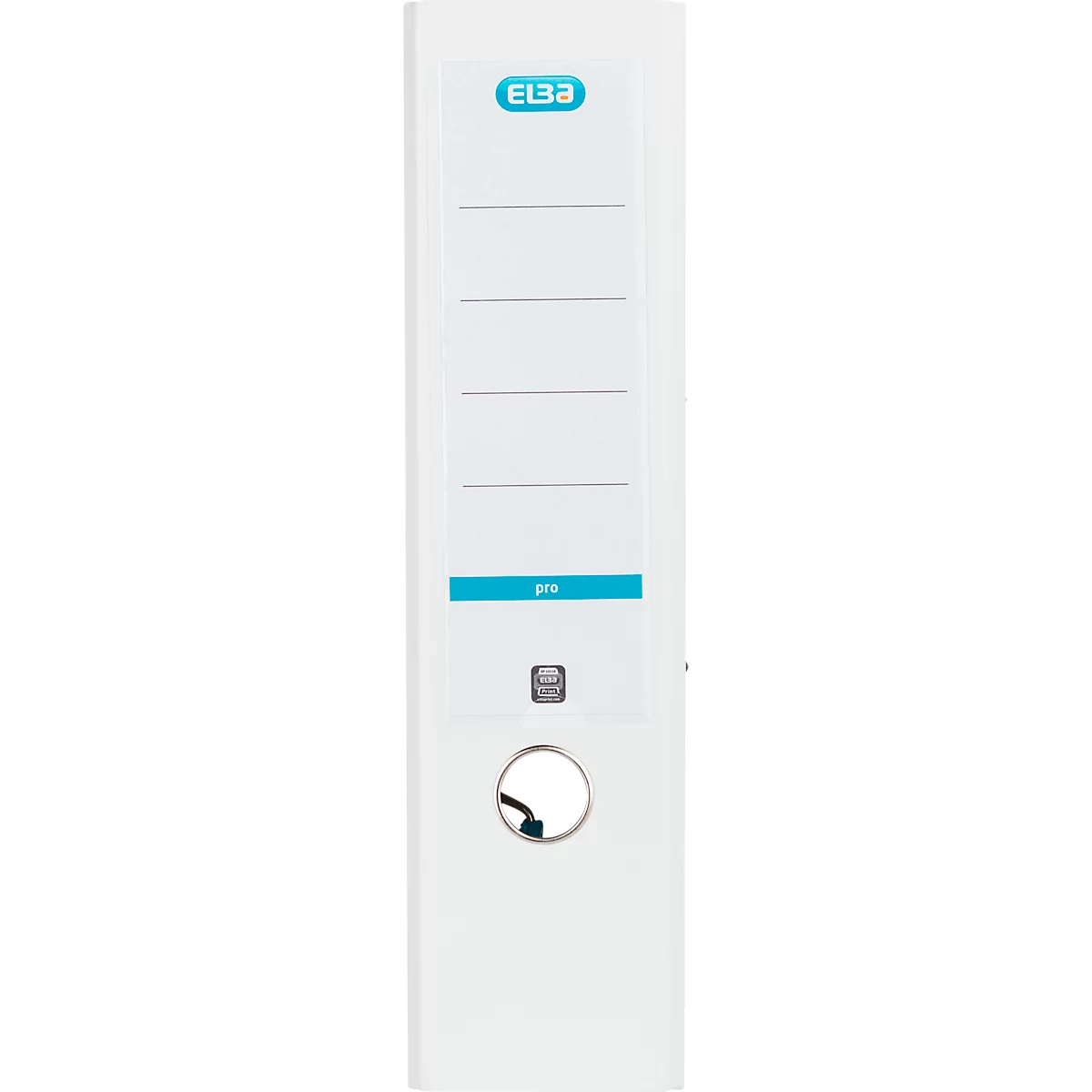 Classeur à levier smart ELBA, format A4, largeur du dos 80 mm, 10 pièces, blanc