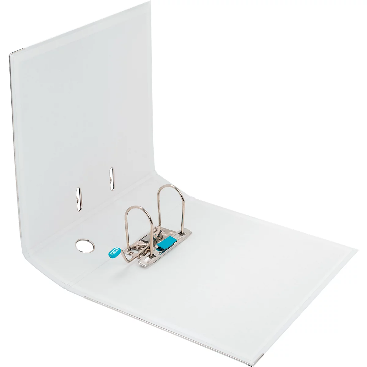 Classeur à levier smart ELBA, format A4, largeur du dos 80 mm, 10 pièces, blanc