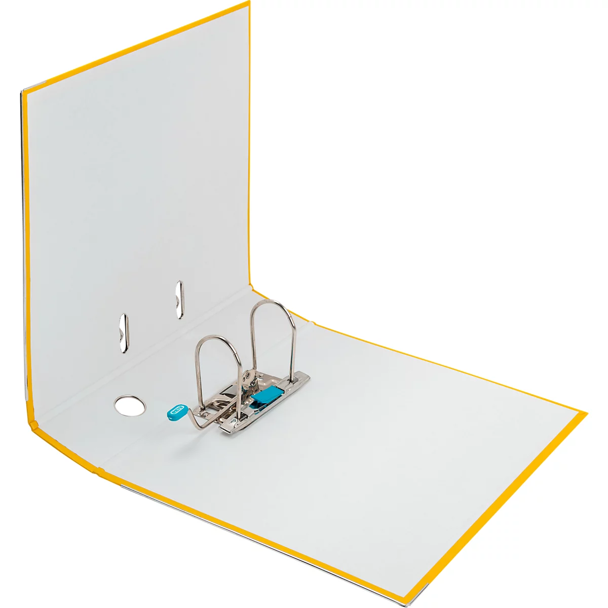 Classeur à levier smart ELBA, format A4, largeur du dos 80 mm, 10 pièces, jaune