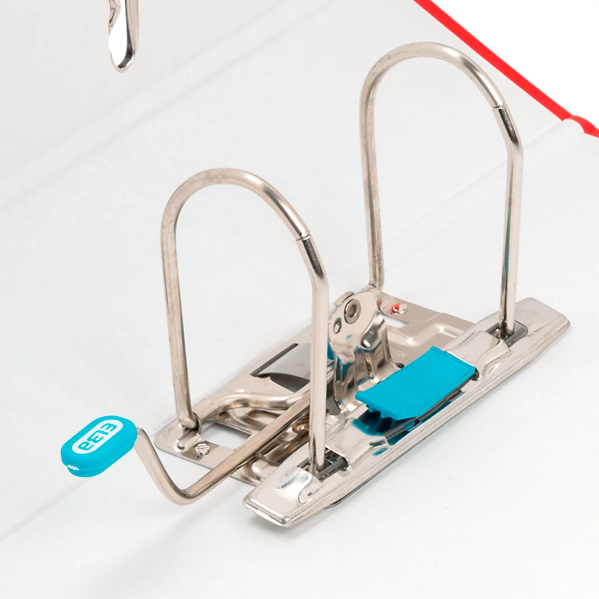 Classeur à levier smart ELBA, format A4, largeur du dos 80 mm, 10 pièces, rouge