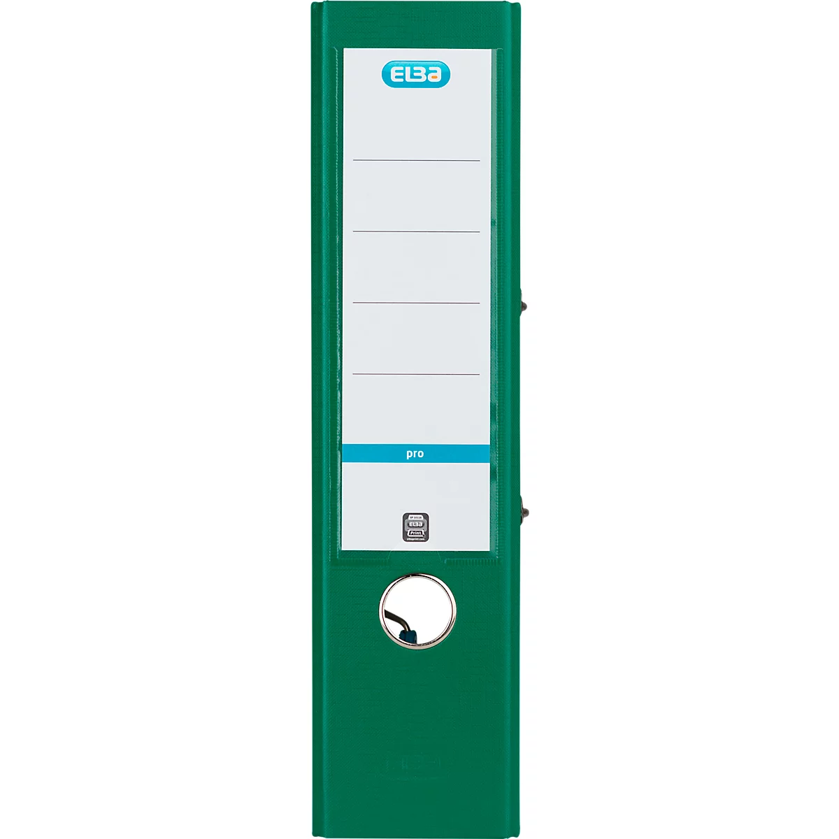 Classeur à levier smart ELBA, format A4, largeur du dos 80 mm, 10 pièces, vert