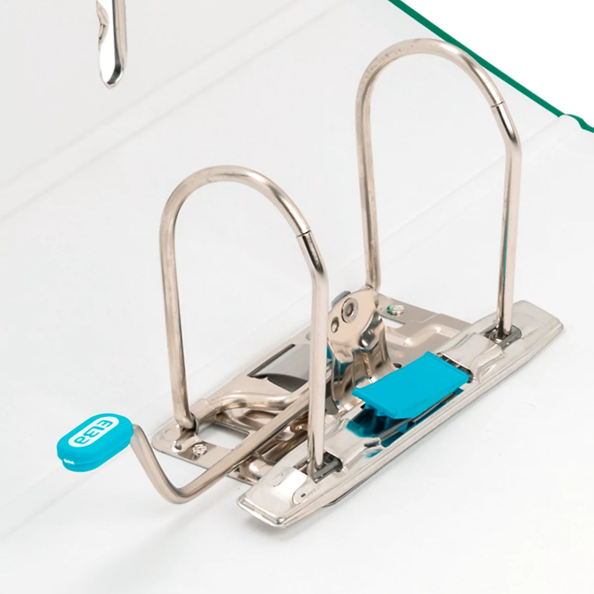 Classeur à levier smart ELBA, format A4, largeur du dos 80 mm, 10 pièces, vert