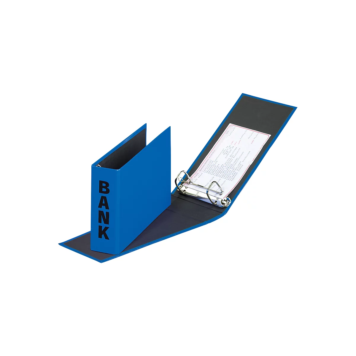 Classeur bancaire PAGNA, carton PP, largeur du dos 52 mm, format A5 paysage, bleu