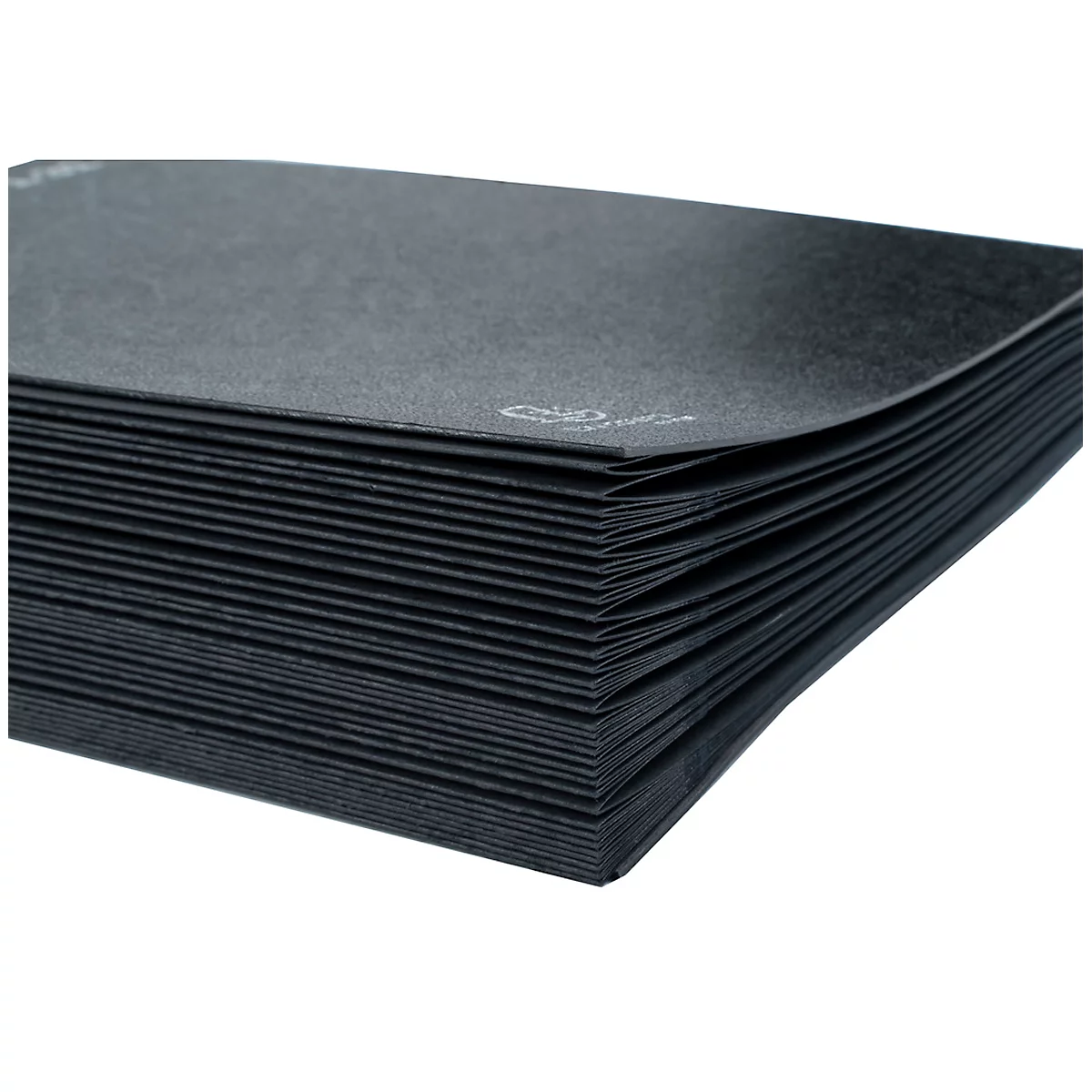 Classeur de bureau Exacompta 57012E, format A4, 12 compartiments, onglets 1-12/Jan-Dec, L 250 x H 330 mm, Ange Bleu, carton recyclé, noir