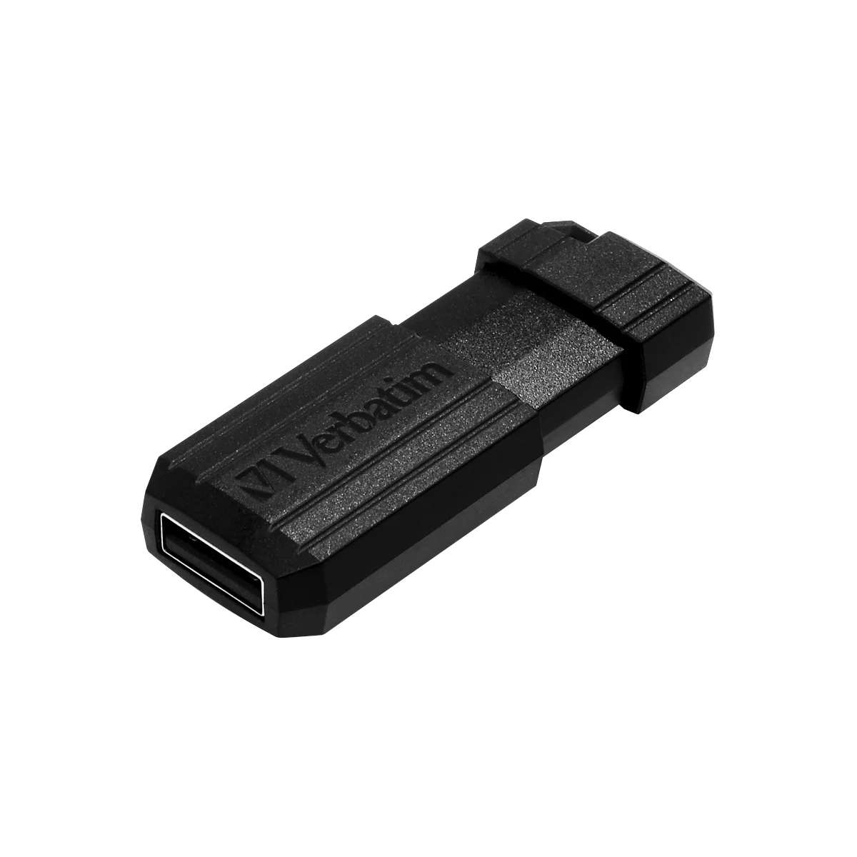 Clé USB PinStripe Verbatim, capacité de stockage 8 à 64 Go, avec mécanisme coulissant, 8 Go