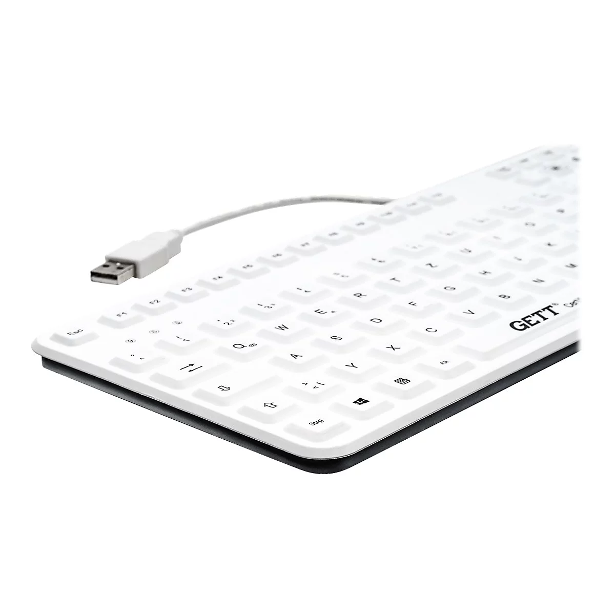 CleanType Prime Panel+ - Tastatur - mit Touchpad - waschbar - hintergrundbeleuchtet - USB