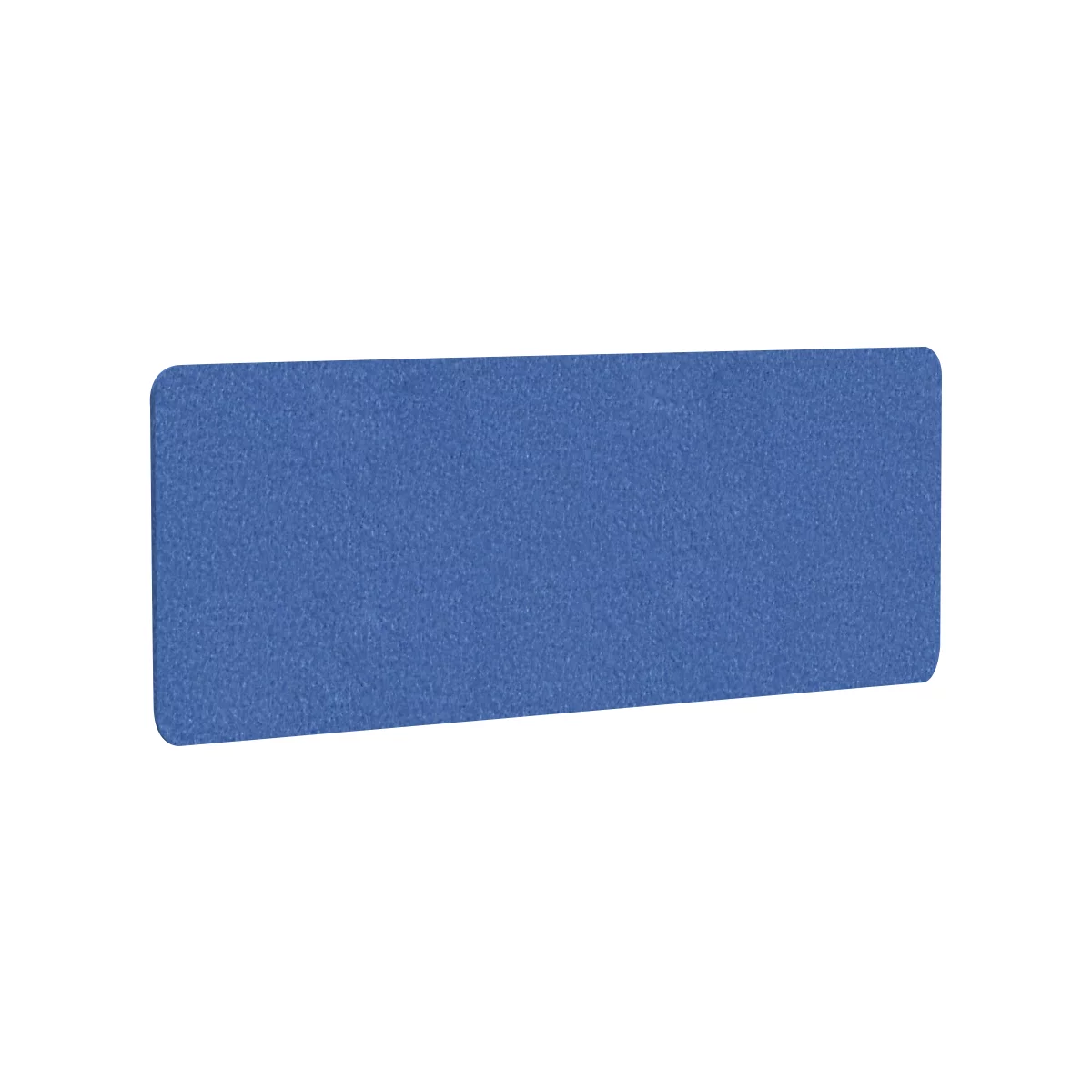 Cloison acoustique de bureau AKUSTIX Vario, classe d'absorption acoustique B, épaisseur 18 mm, sans fixations, L 1600 x H 600 mm, feutre PET, bleu