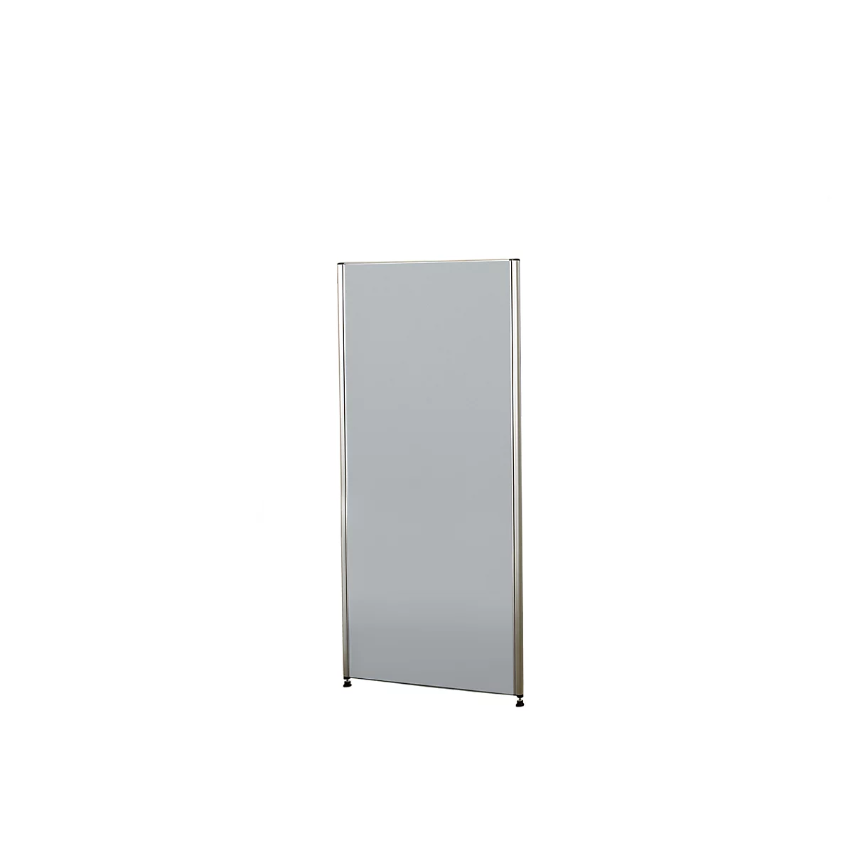 Cloison de séparation Aluna, 800 x 1600 mm, gris