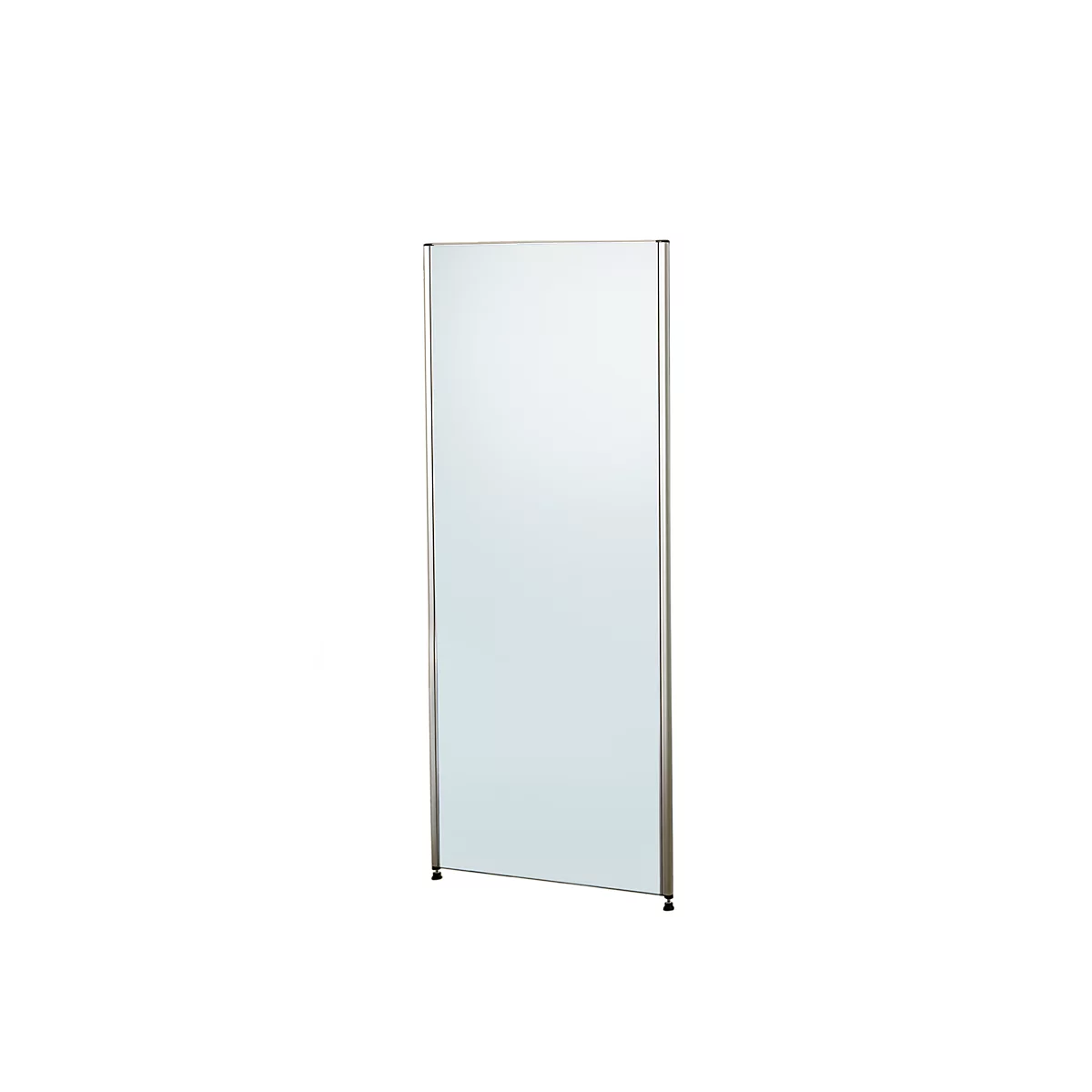 Cloison de séparation Aluna, 800 x 1800 mm, verre