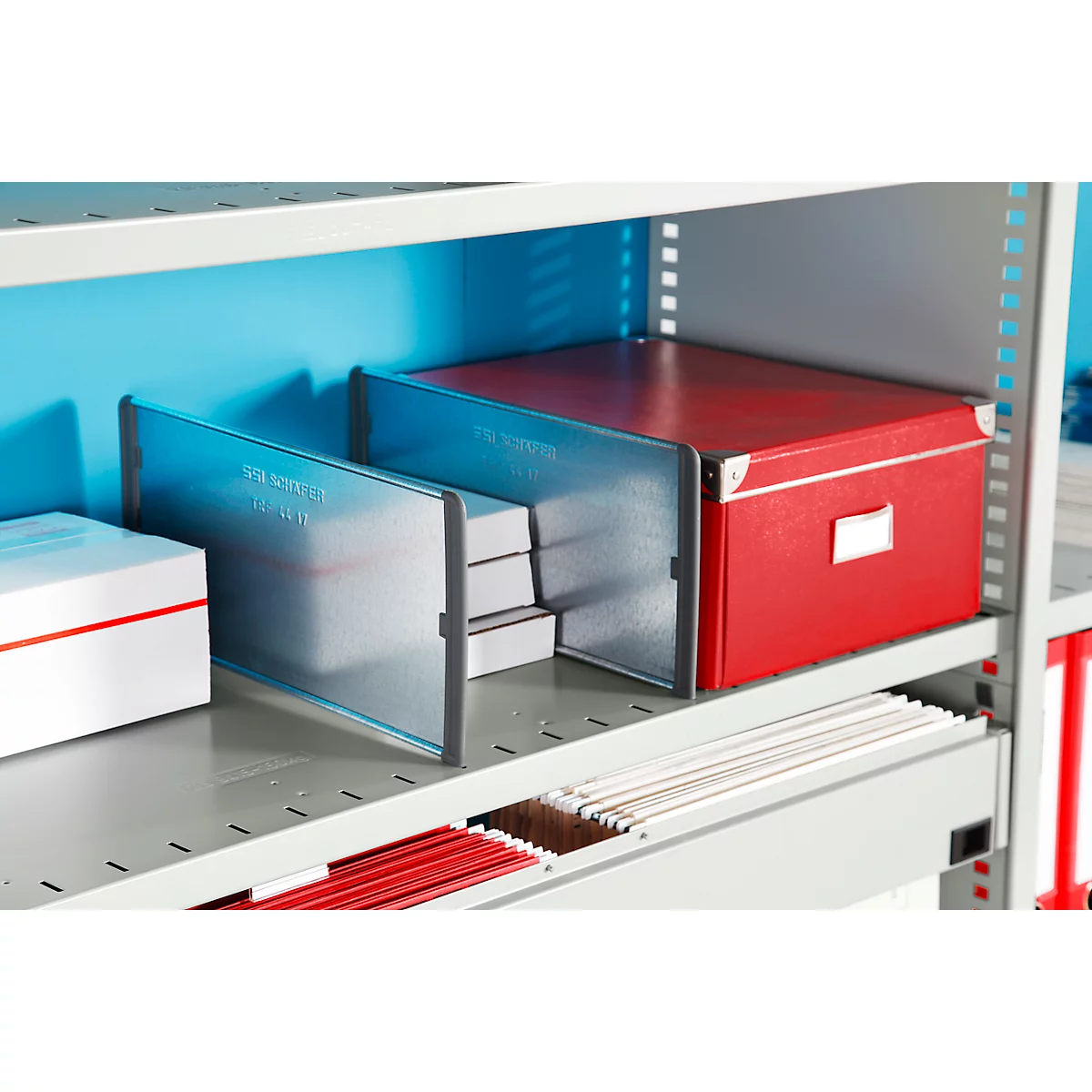 Cloison de séparation, autoportant, pour étagère de 300 mm de profondeur, H 100 mm