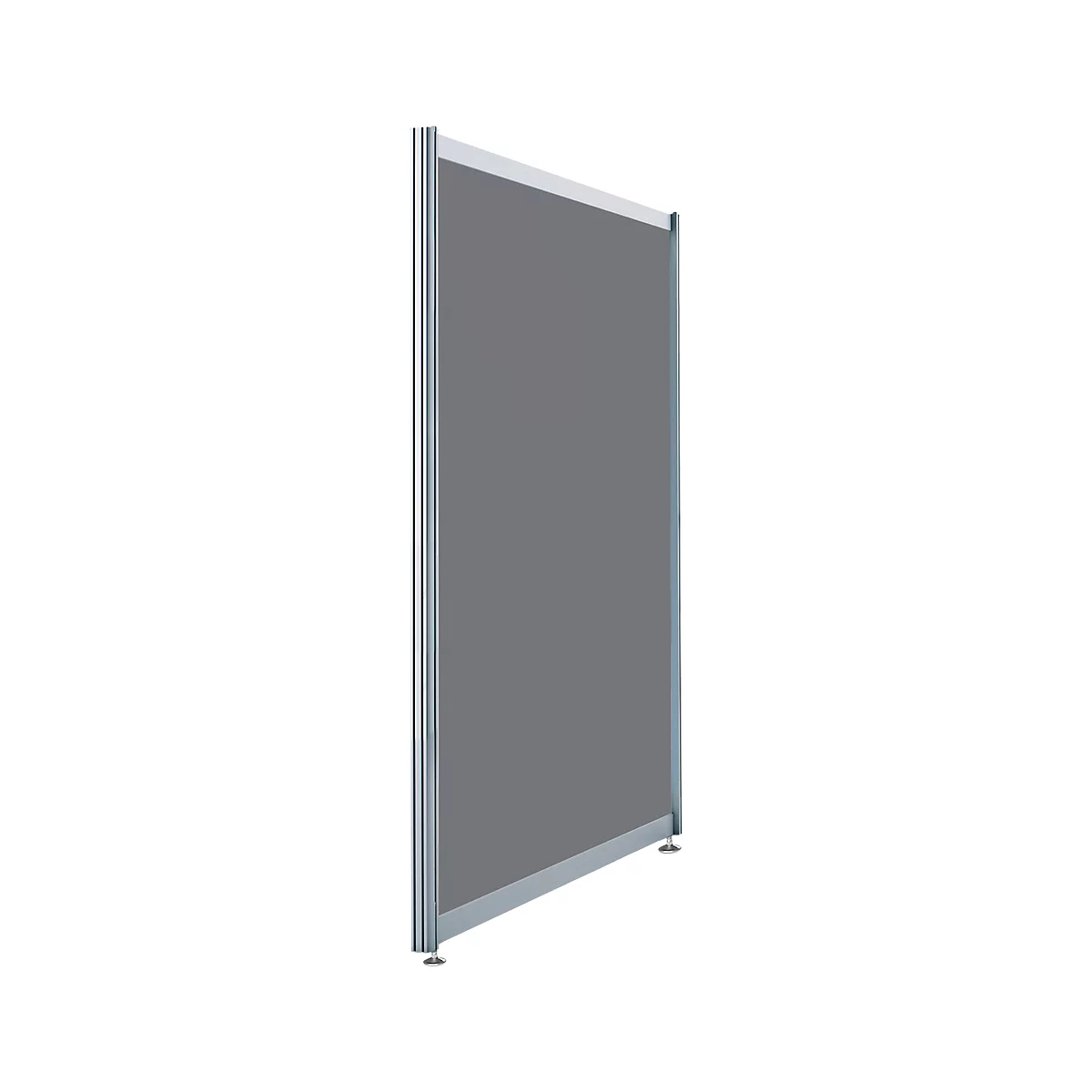 Cloison de séparation basse, L 1000 x H 1380 mm, anthracite satiné