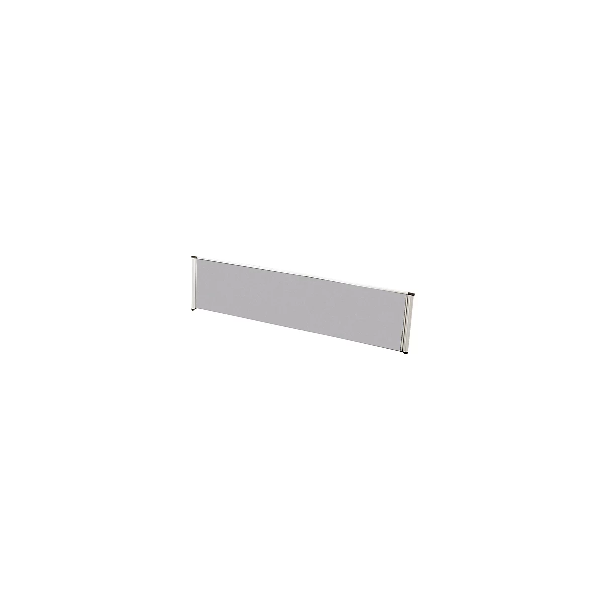 Cloison de séparation de table Aluna, 1000 x 400 mm, gris