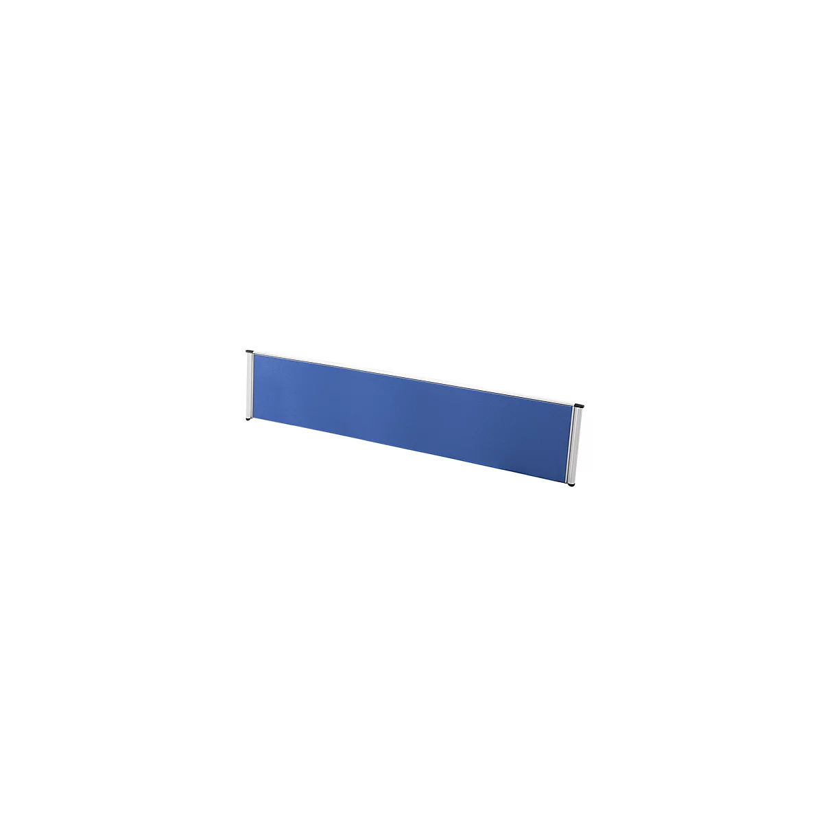 Cloison de séparation de table Aluna, 1200 x 400 mm, bleu