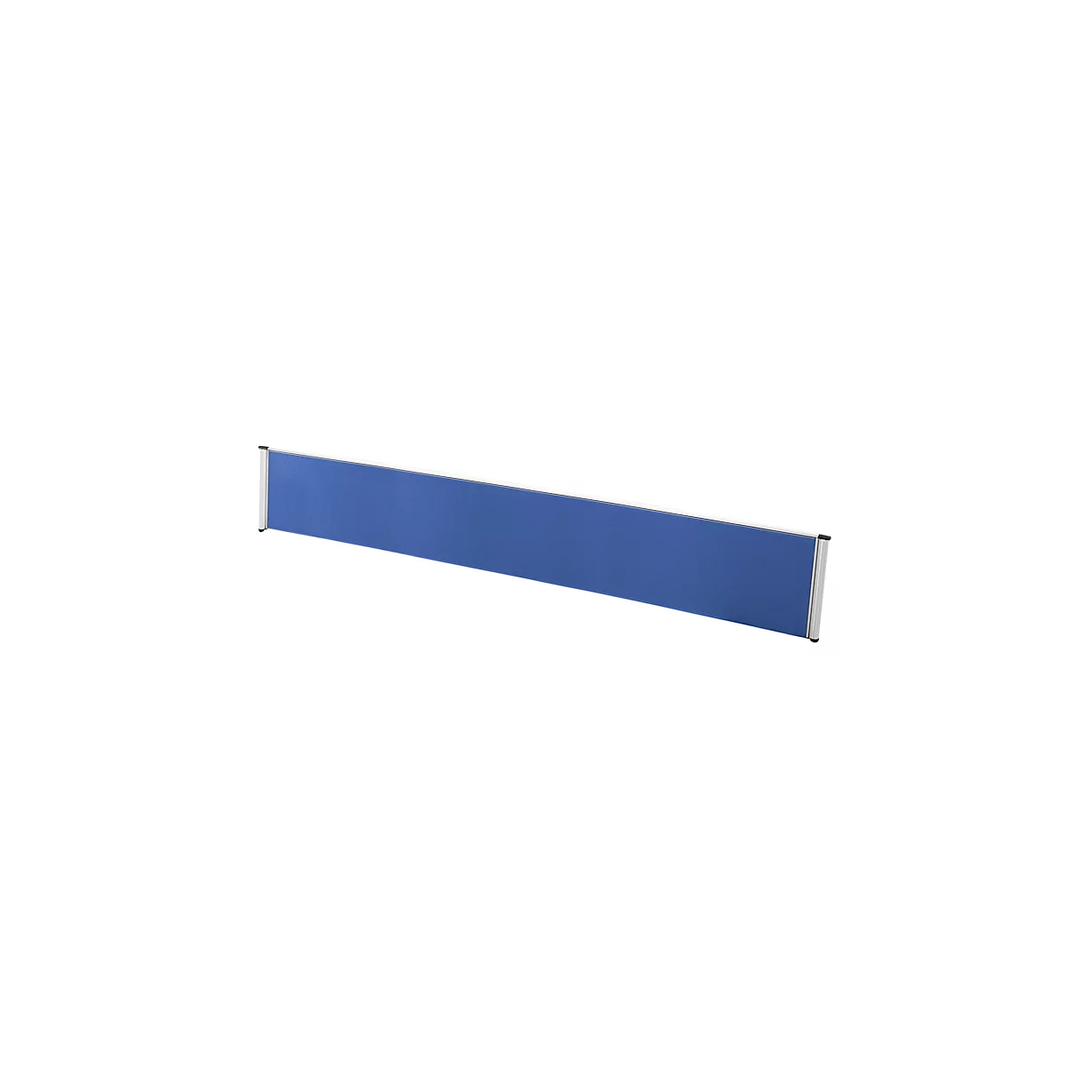 Cloison de séparation de table Aluna, 1600 x 400 mm, bleu