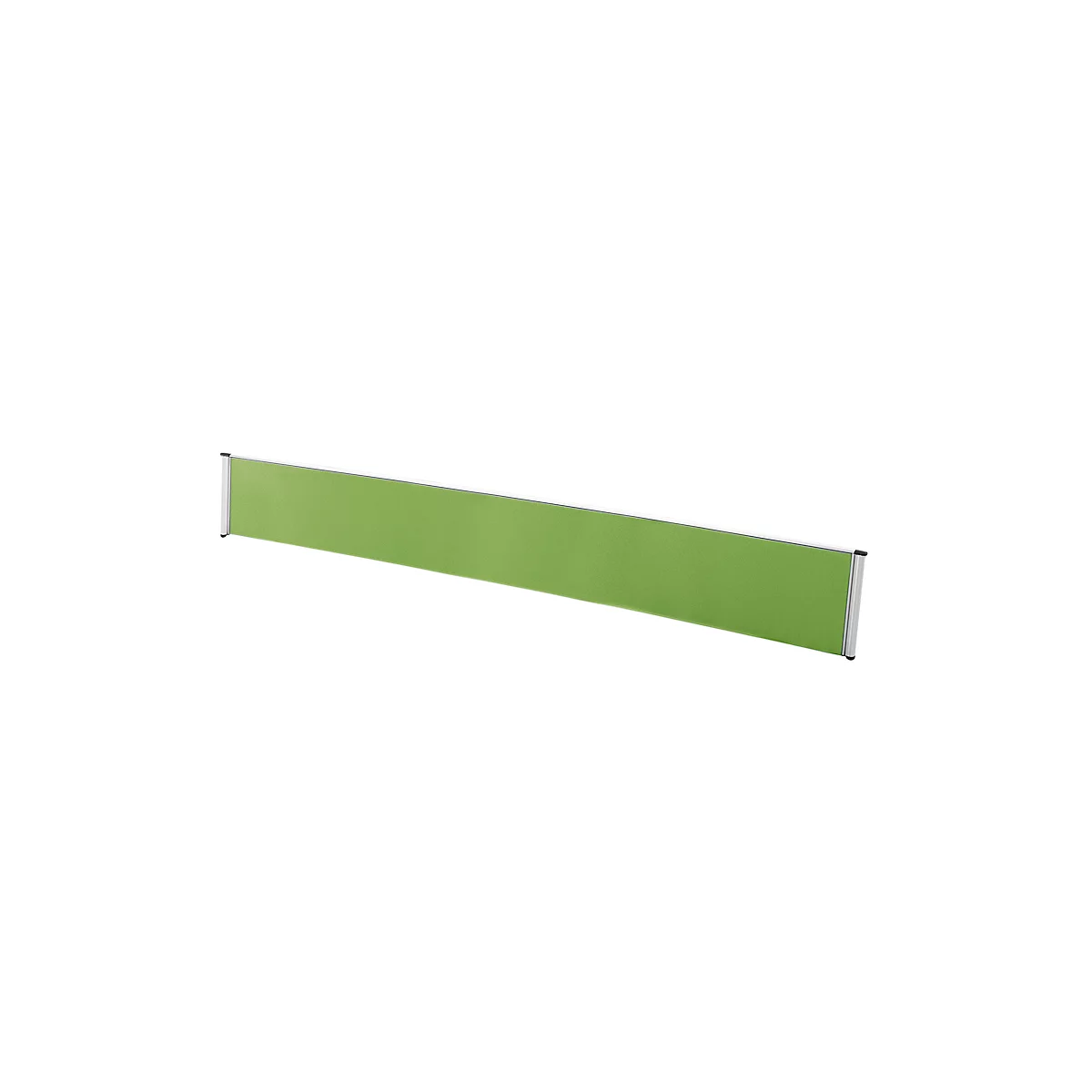 Cloison de séparation de table Aluna, 1800 x 400 mm, vert