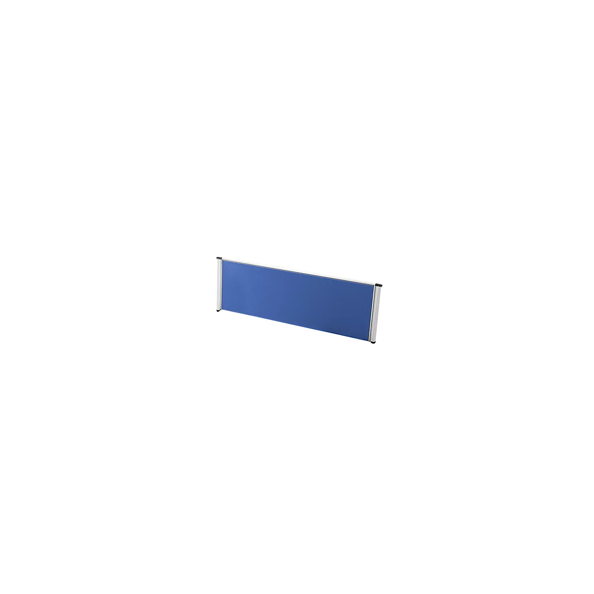 Cloison de séparation de table Aluna, 800 x 400 mm, bleu