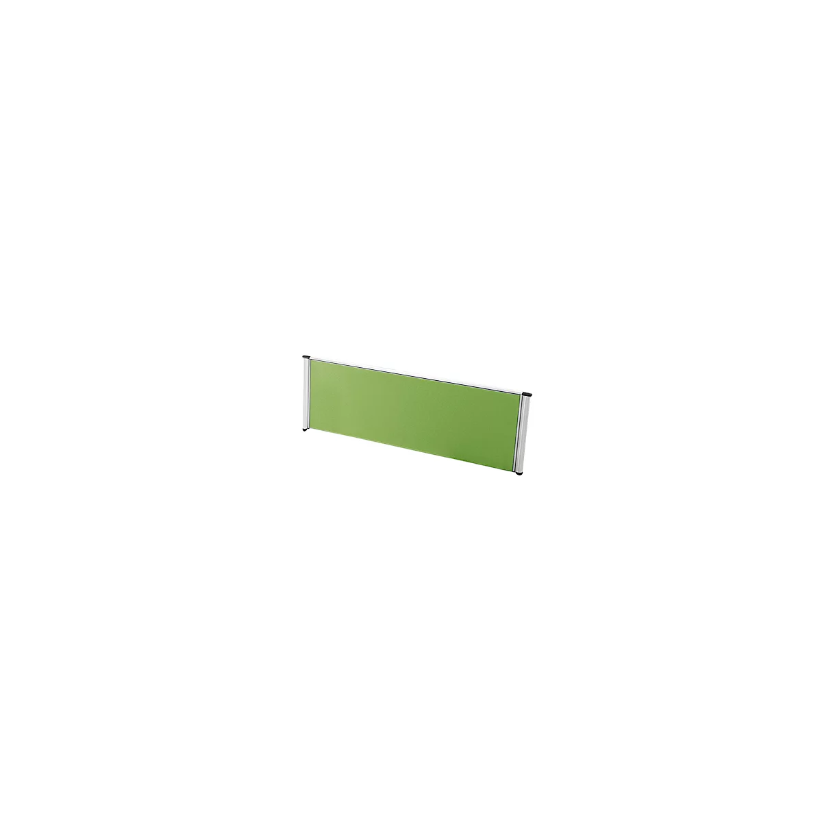 Cloison de séparation de table Aluna, 800 x 400 mm, vert
