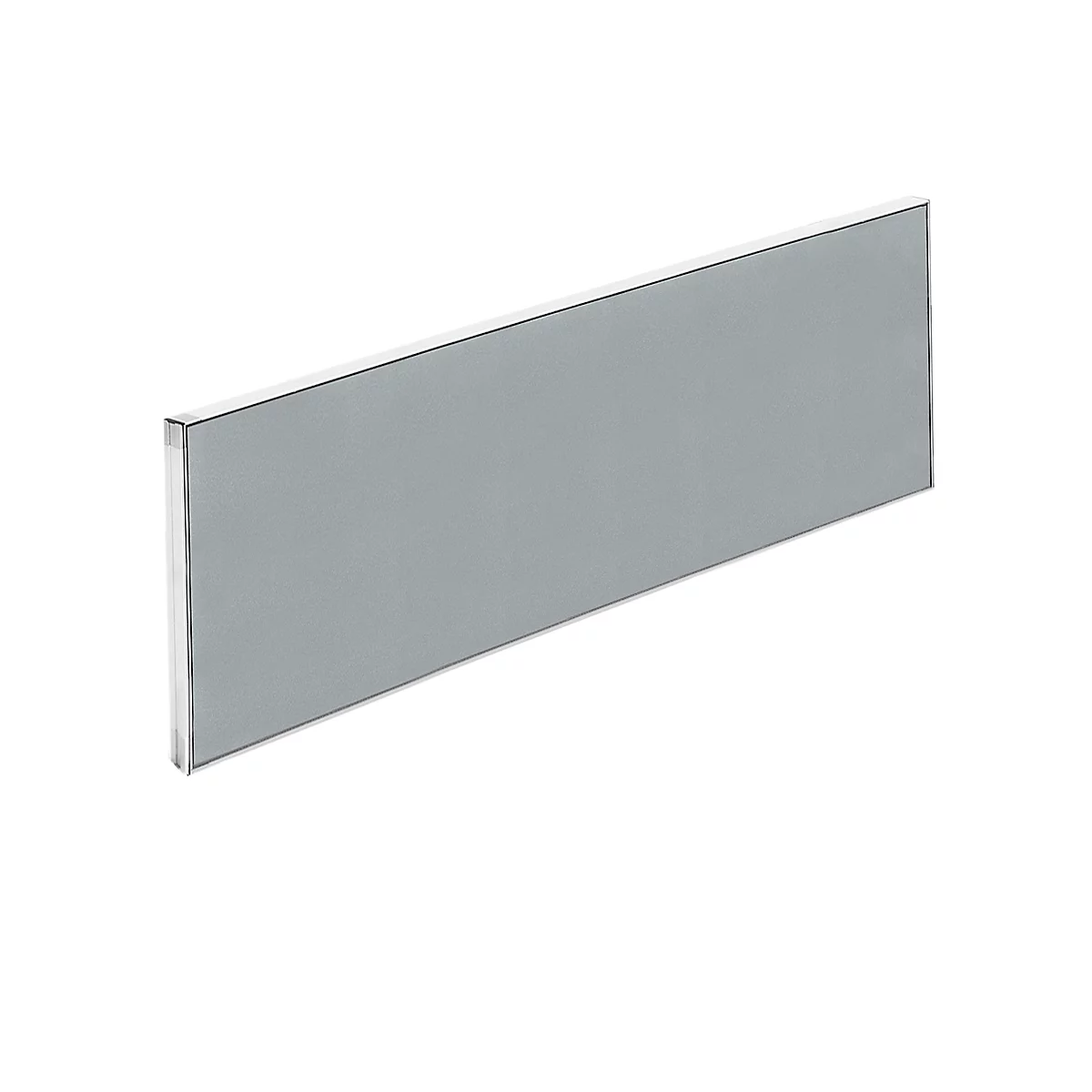 Cloison de séparation de table Aluna plus, 1600 x 600, gris