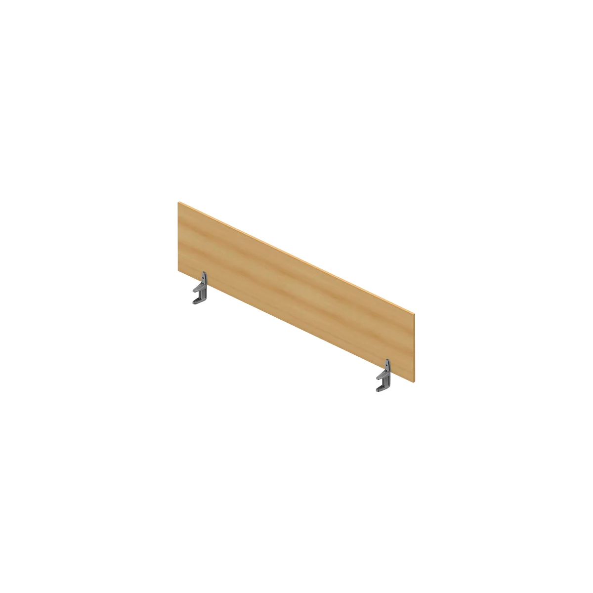 Cloison de séparation de table ARLON-OFFICE, 1800 mm, coloris hêtre