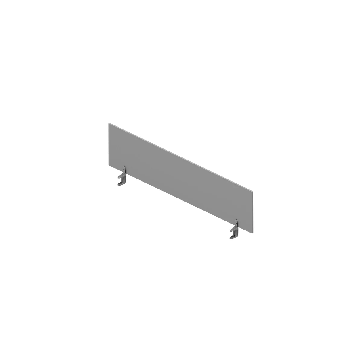 Cloison de séparation de table ARLON-OFFICE, 1800 mm, gris clair