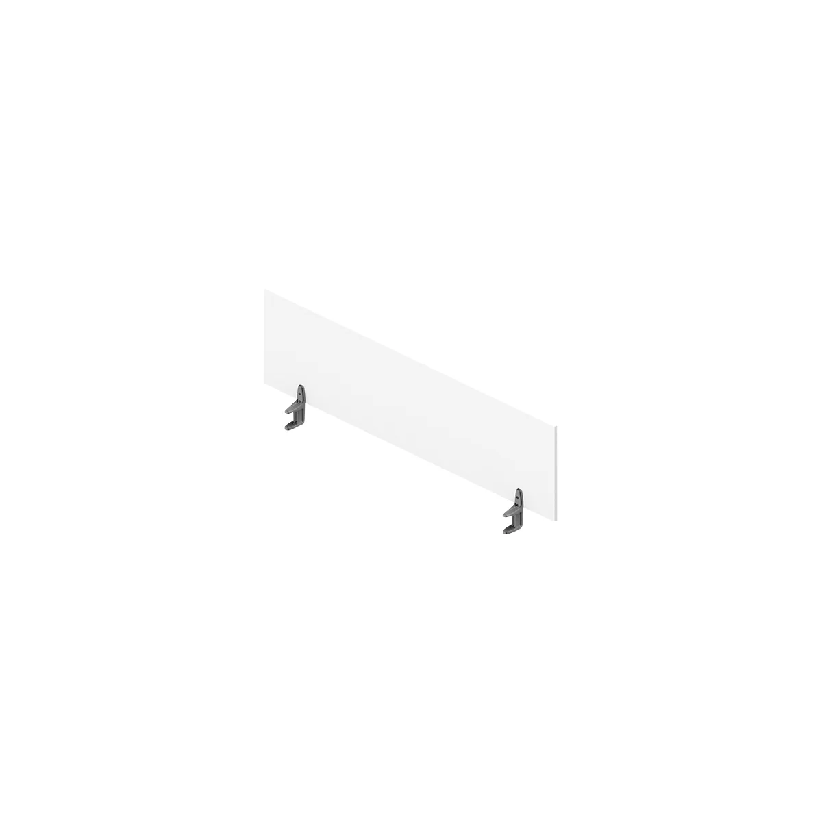 Cloison de séparation de table ARLON-OFFICE - l. 1600 x H 420 mm - blanc