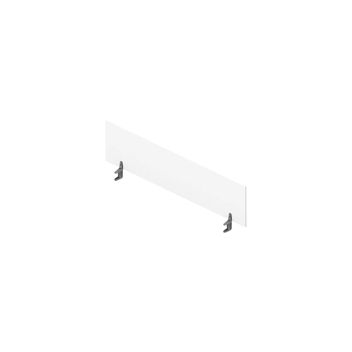 Cloison de séparation de table ARLON-OFFICE - l. 1800 x H 420 mm - blanc