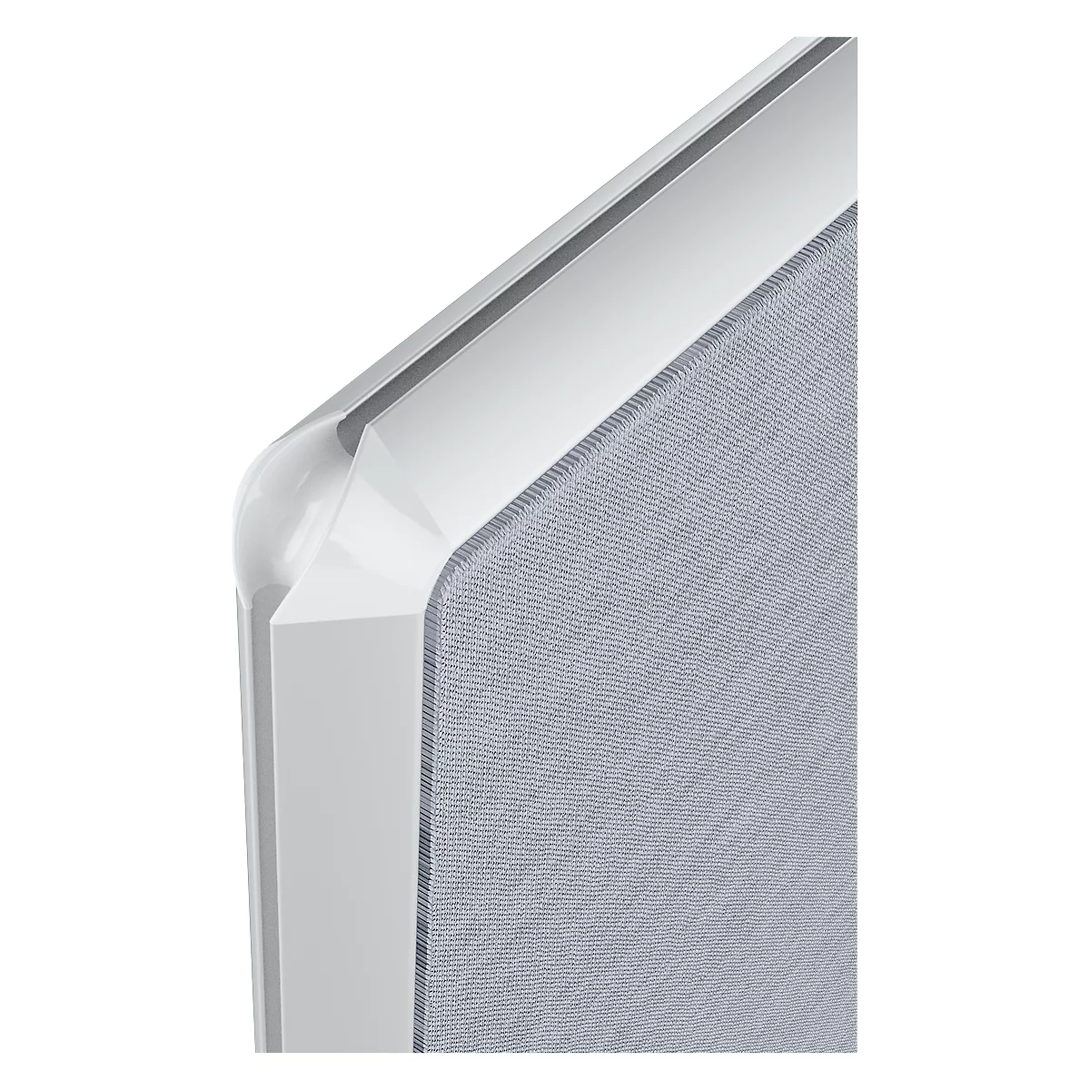 Cloison de séparation mobile - 2 parties - aluminium - l. 760 x P 440 x H 1700 mm par élément - couleur aluminium