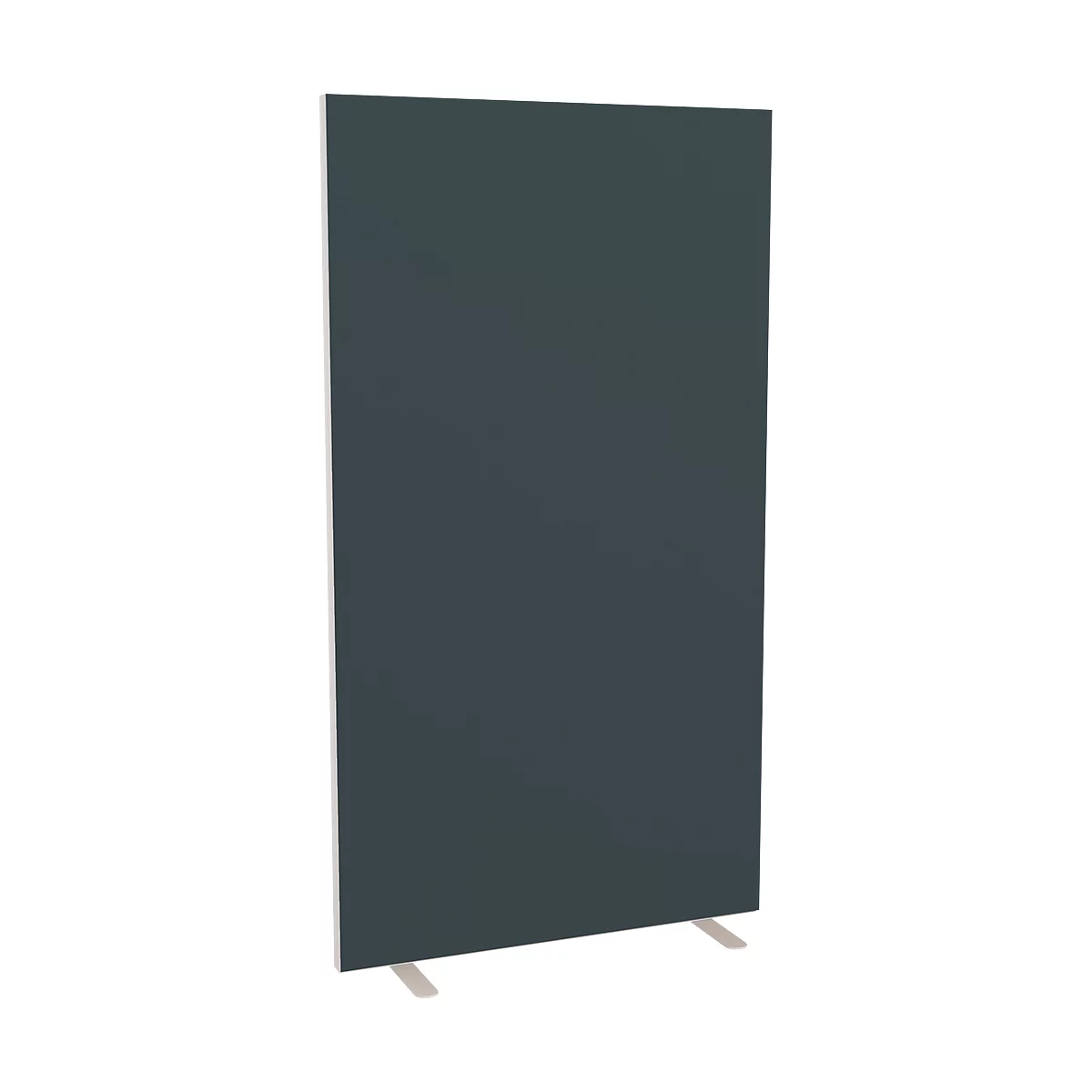 Cloison de séparation Paperflow - revêtement en tissu - l. 940 mm x P 390 x H 1740 mm - difficilement inflammable selon DIN 4102 (B1) - anthracite