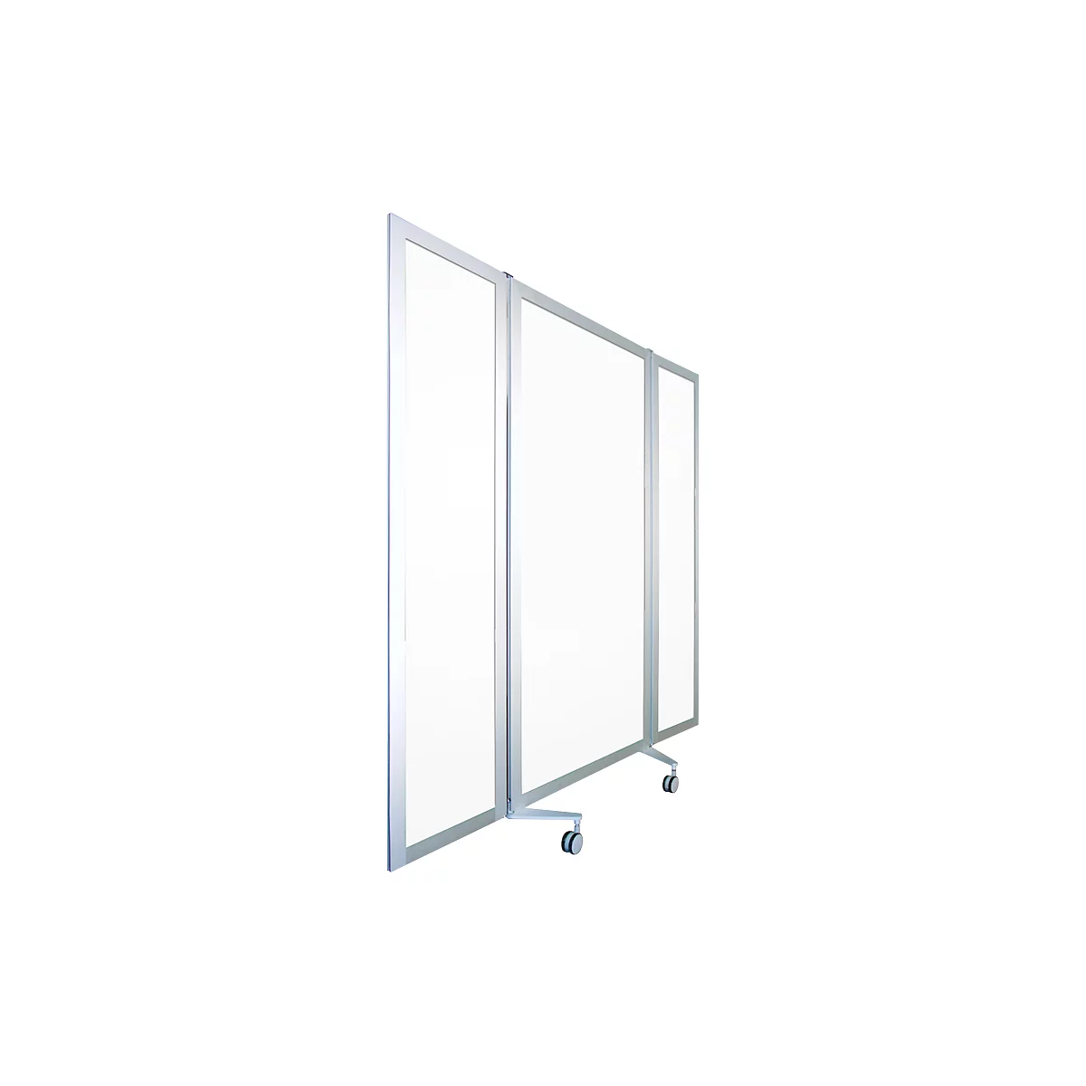 Cloison mobile, métal blanc, magnétique