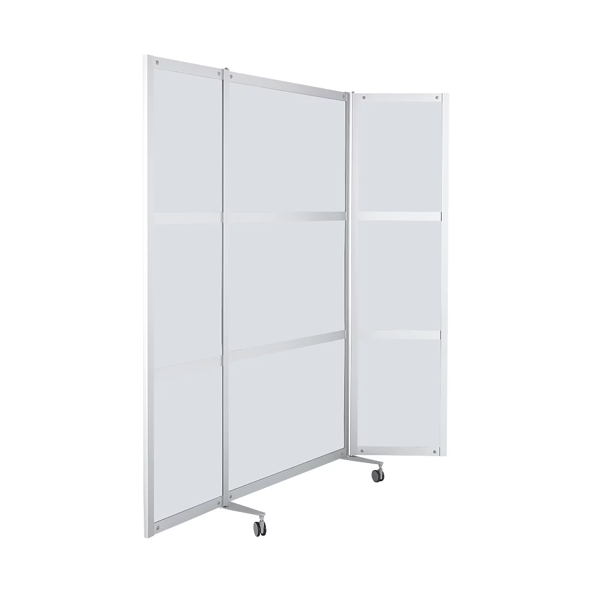 Cloison mobile, verre ESG transparent