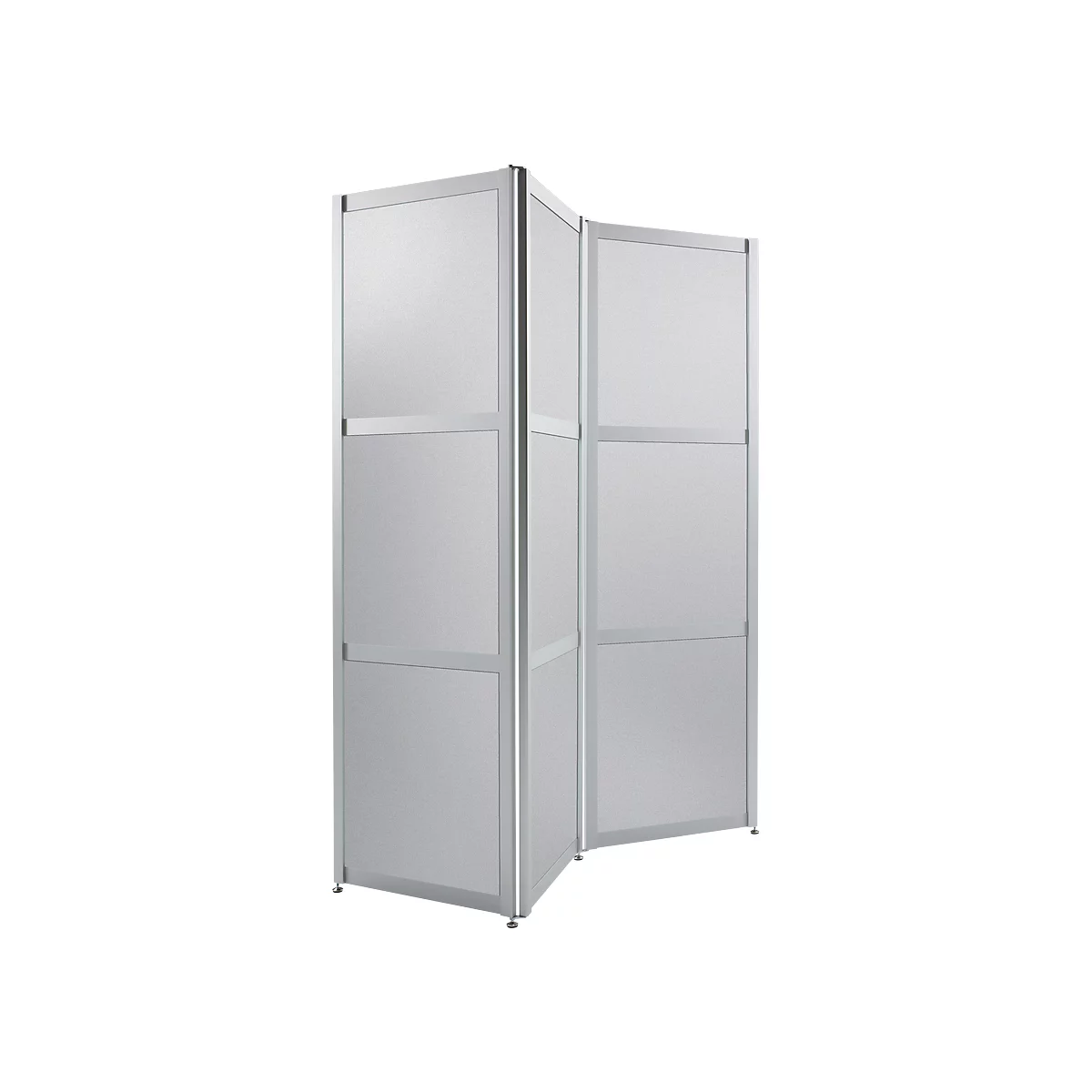 Cloison pliable, coloris argent
