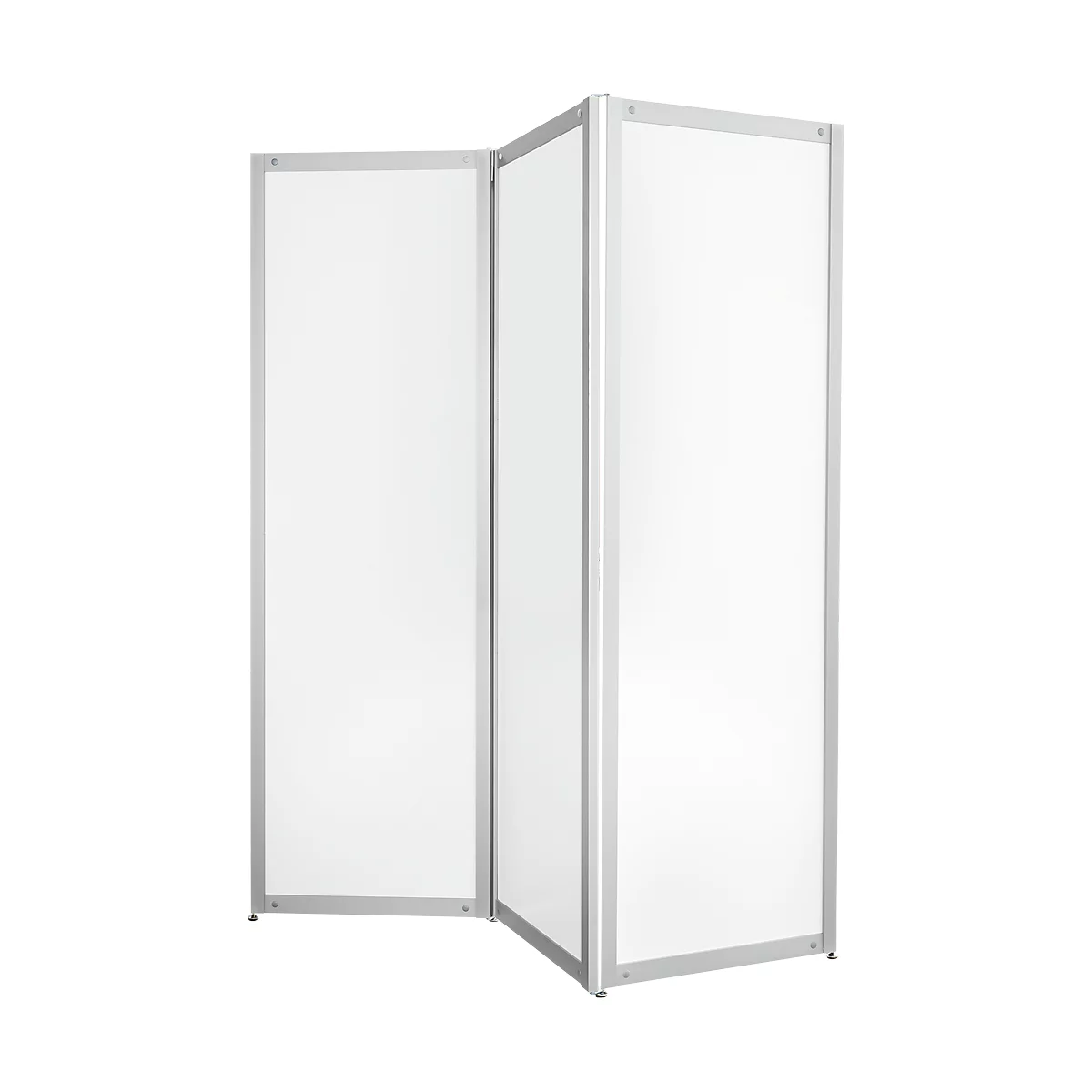 Cloison pliable, métal blanc, magnétique