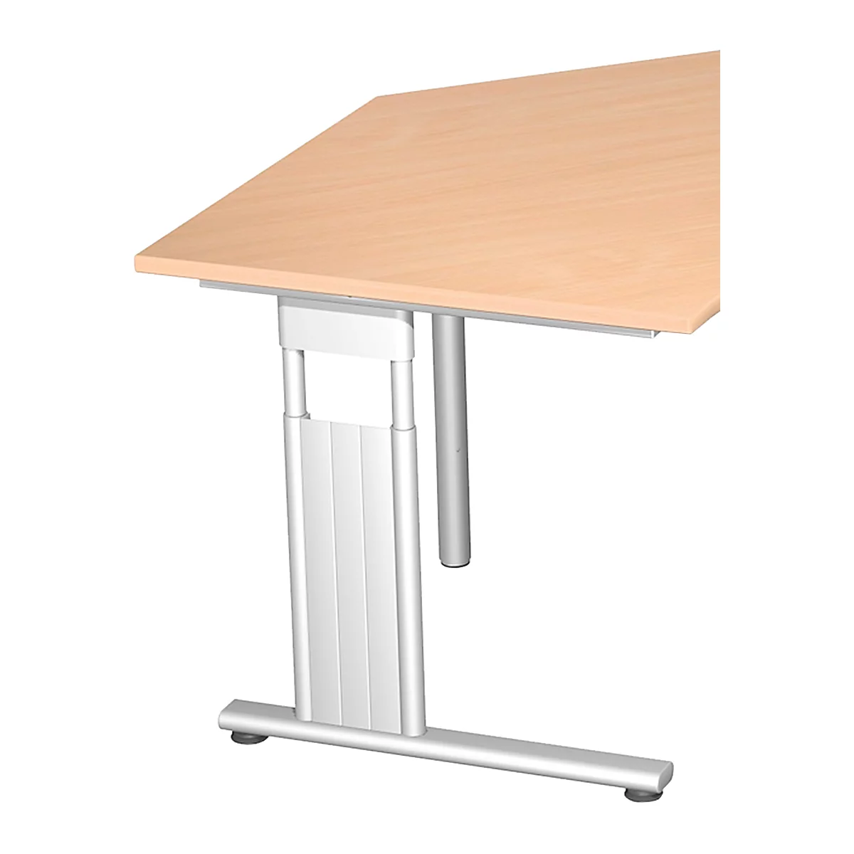 Cloisons latérales pour bureau PALENQUE, lot complet pour une paire de pieds
