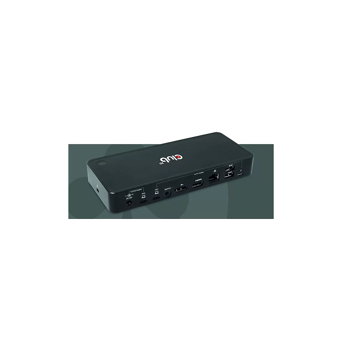 Club 3D CSV-1585 - Dockingstation - USB-C x 2 - DP, HDMI - 1GbE - 120 Watt