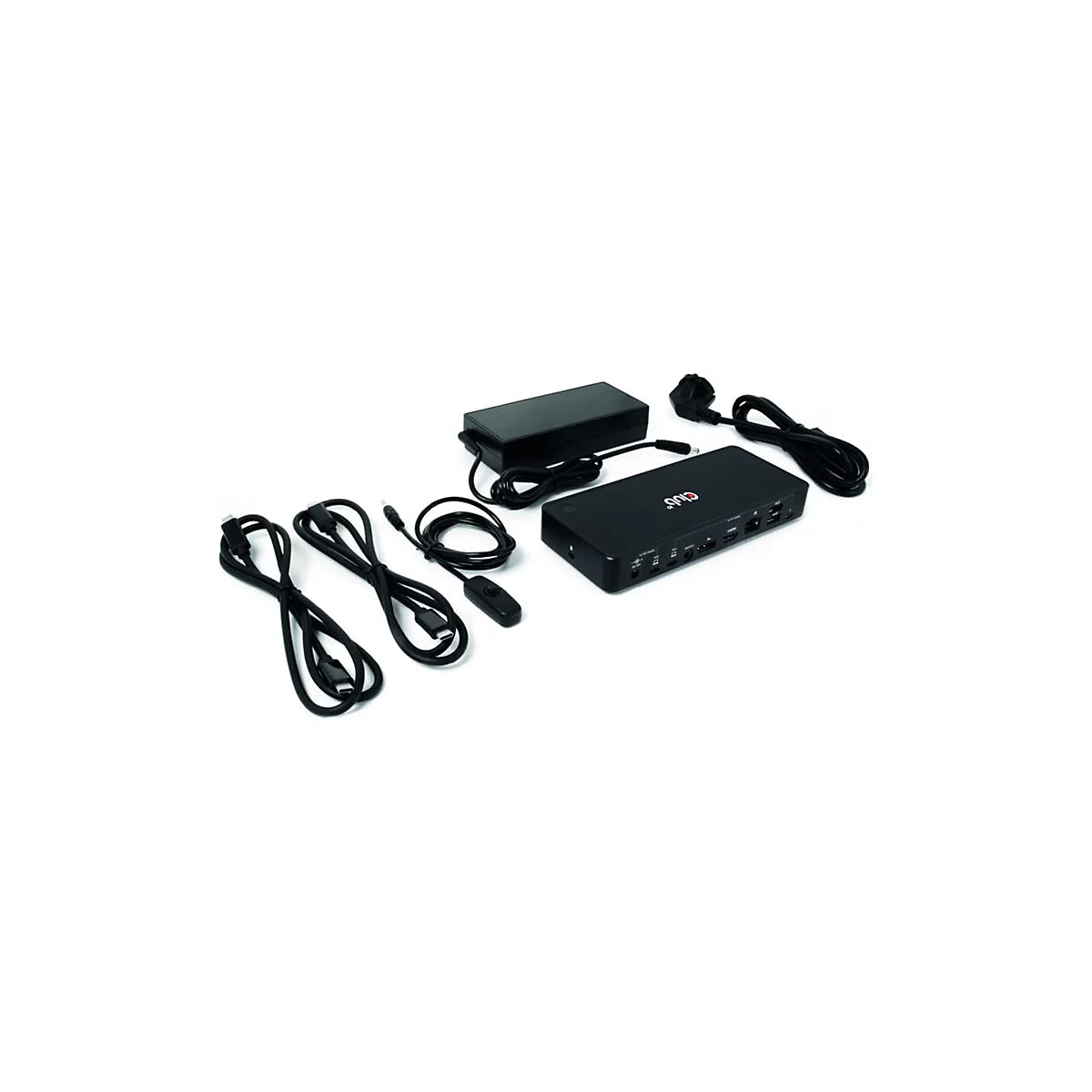 Club 3D CSV-1585 - Dockingstation - USB-C x 2 - DP, HDMI - 1GbE - 120 Watt