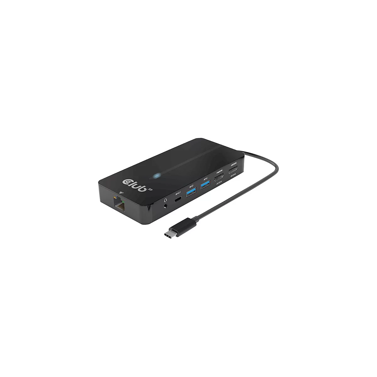Club 3D CSV-1595 - Dockingstation - USB-C 3.2 Gen 1 - 2 x HDMI - GigE