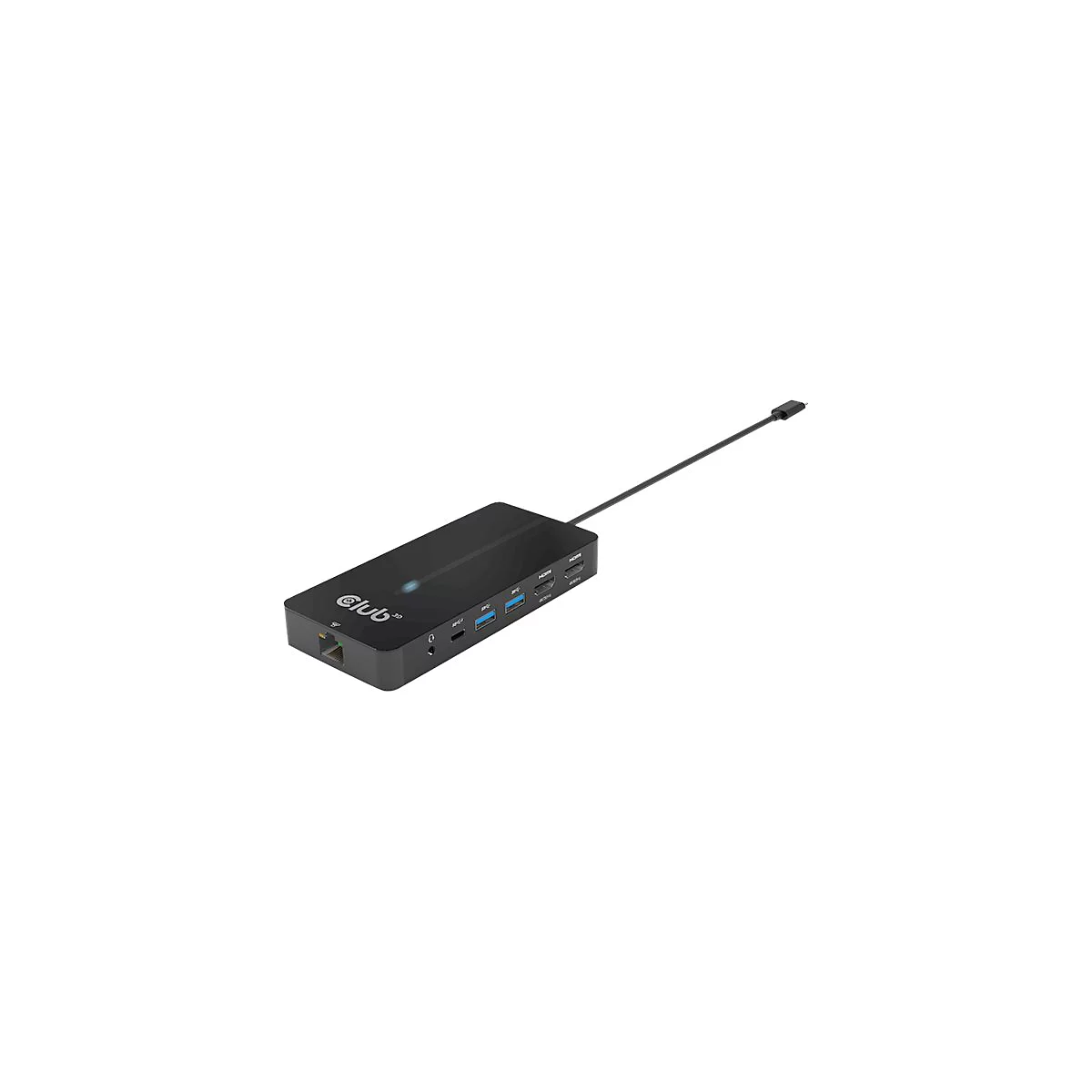Club 3D CSV-1595 - Dockingstation - USB-C 3.2 Gen 1 - 2 x HDMI - GigE