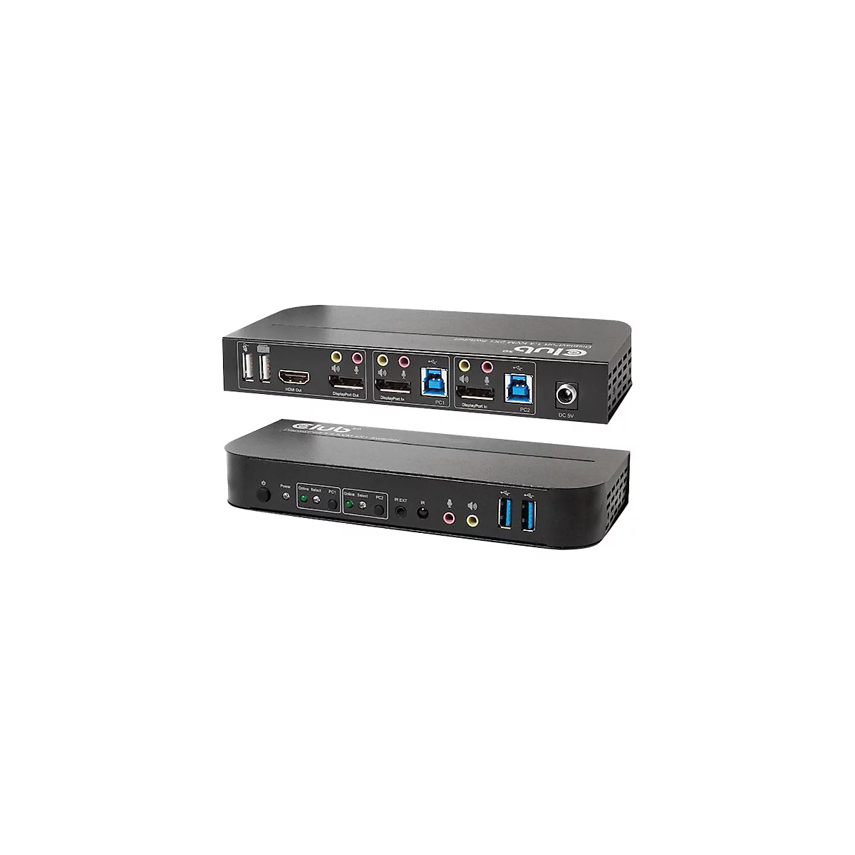 Club 3D CSV-7210 - KVM-/Audio-Switch - 2 Anschlüsse