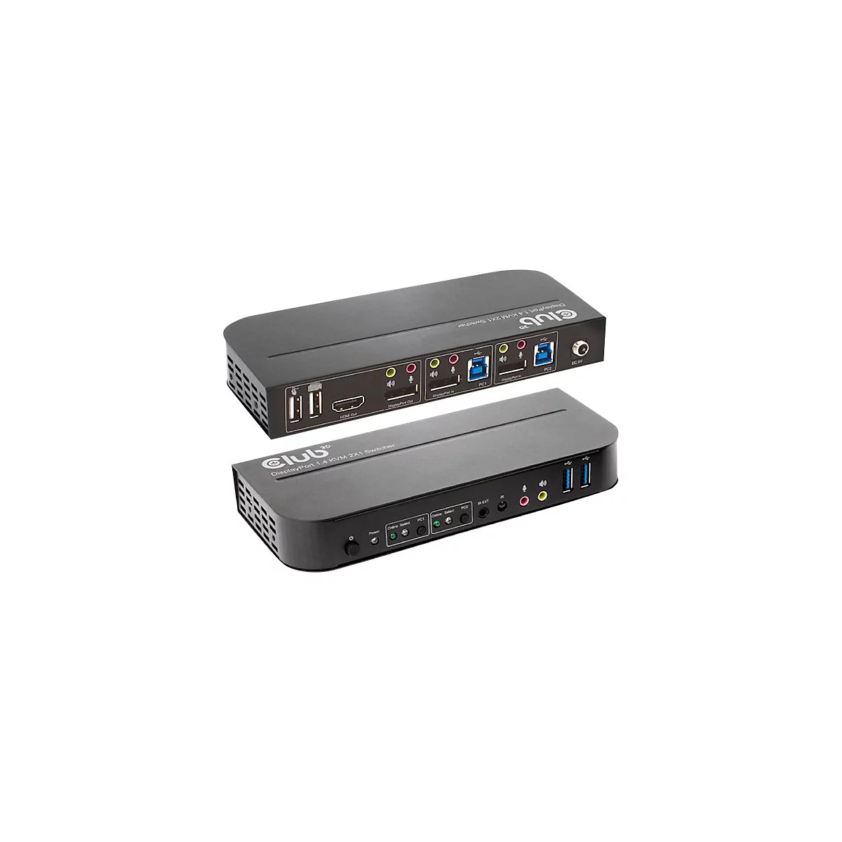 Club 3D CSV-7210 - KVM-/Audio-Switch - 2 Anschlüsse